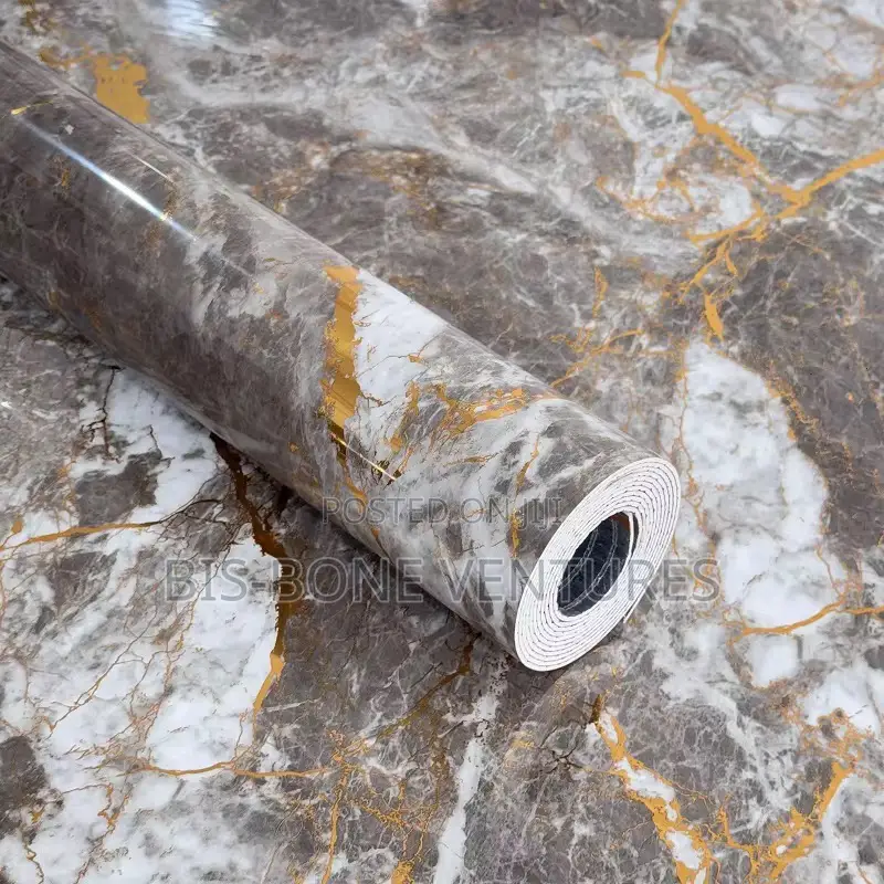 Wall Paper Marble Sticker Design(4ft X 9.5ft) Free Delivery for 10pcs