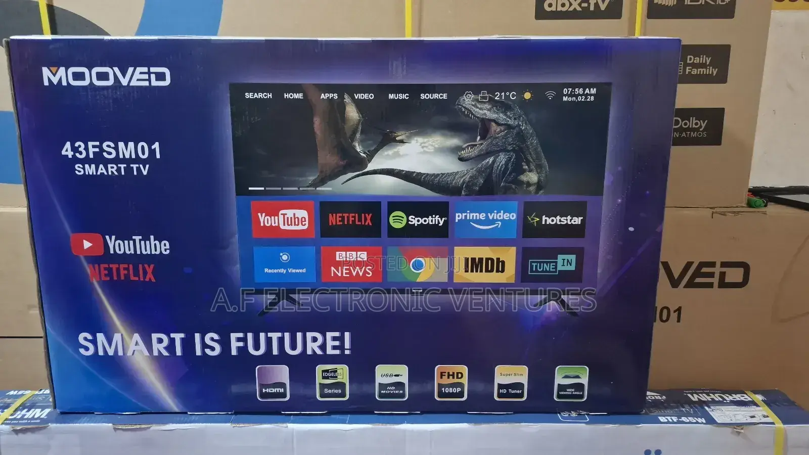 Mooved 43-Inch Smart Tv