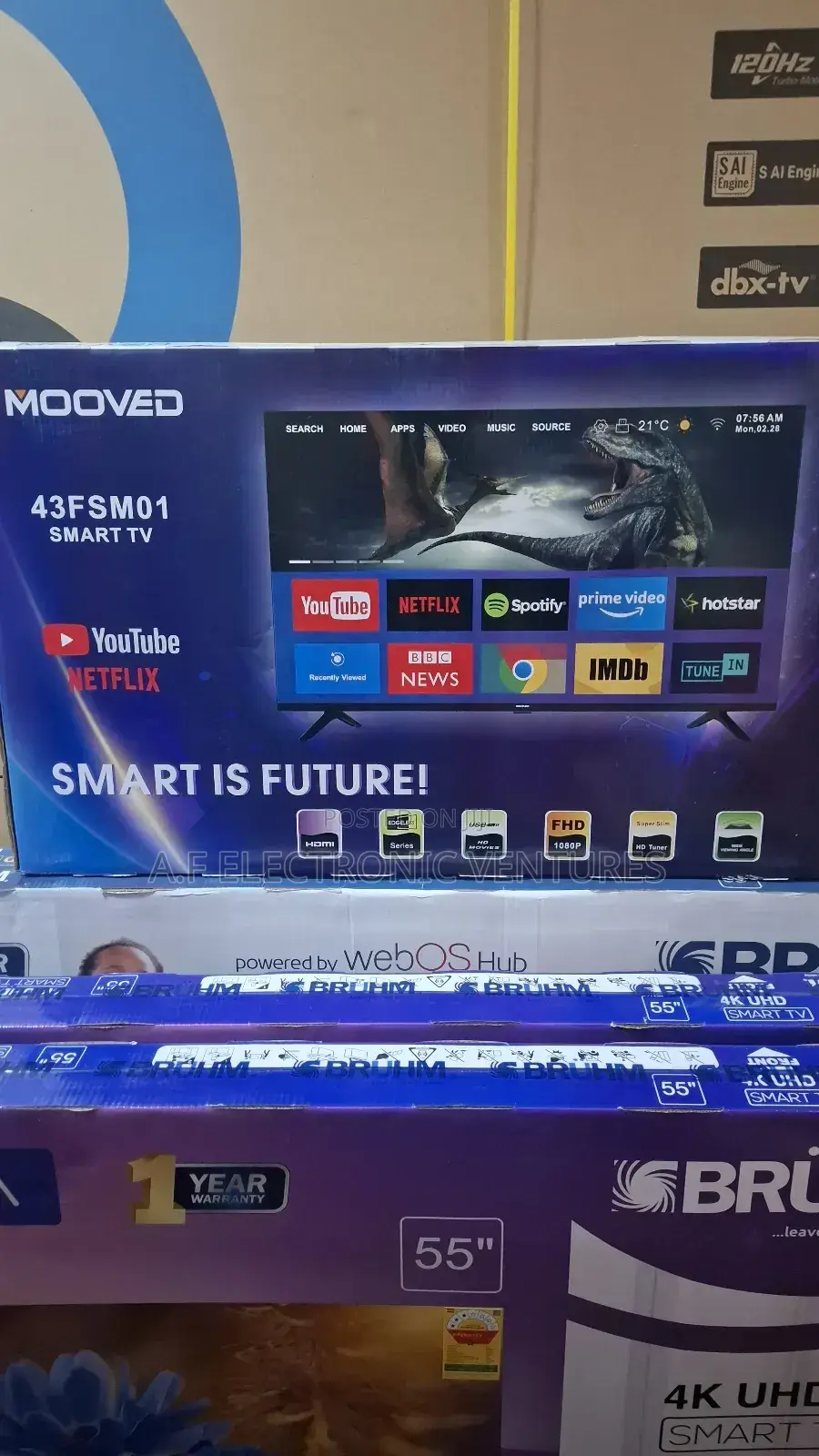 Mooved 43-Inch Smart Tv