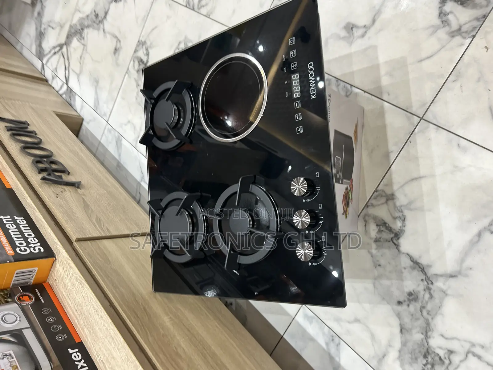 Accurate New Electric in-Built 3+1 Kenwood 60cm Black Cooker