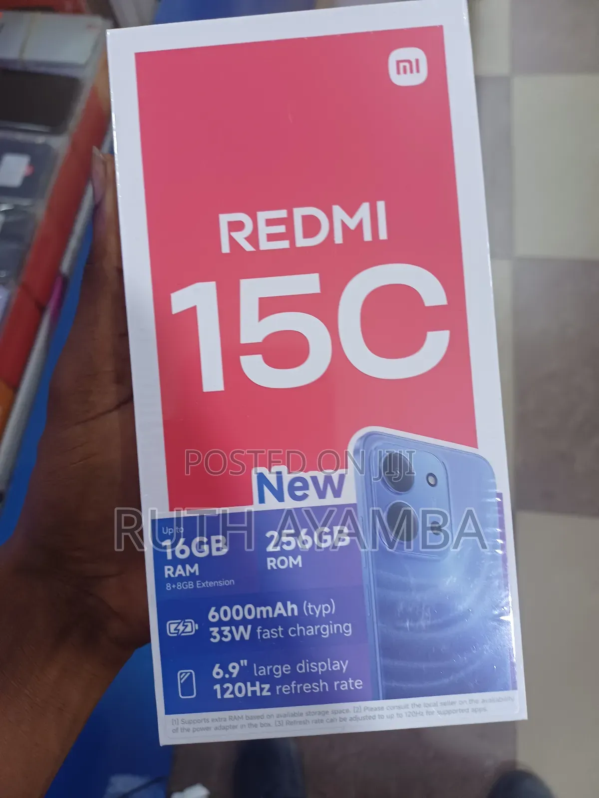 New Xiaomi Redmi 15C 4G 256 GB Black