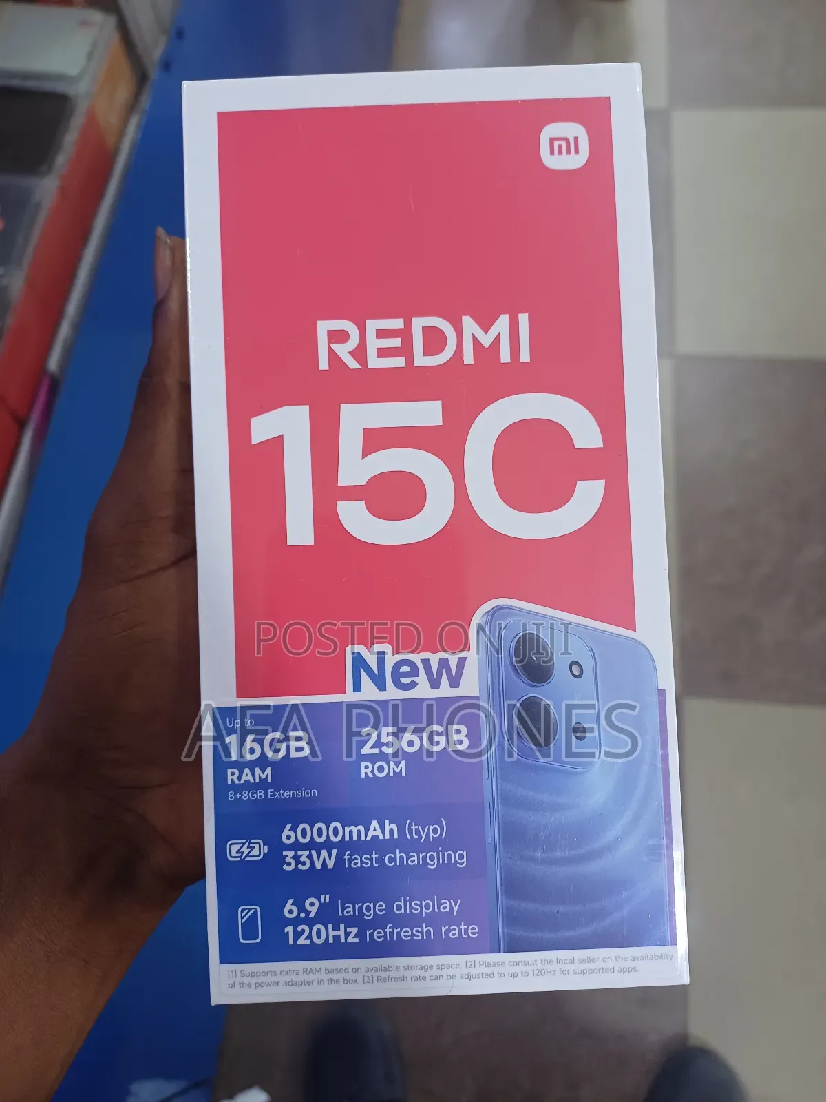 New Xiaomi Redmi 15C 4G 256 GB Blue
