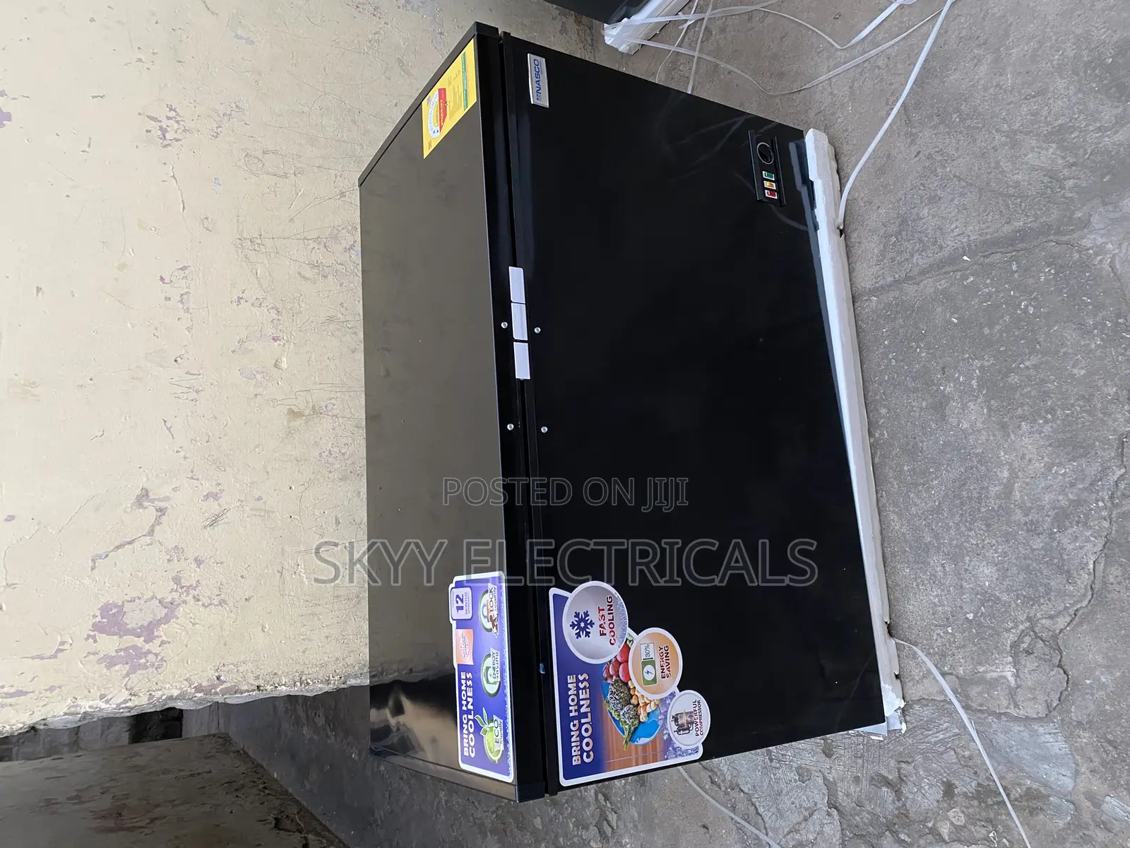 Nasco 400 Liters Chest Freezer Black Color