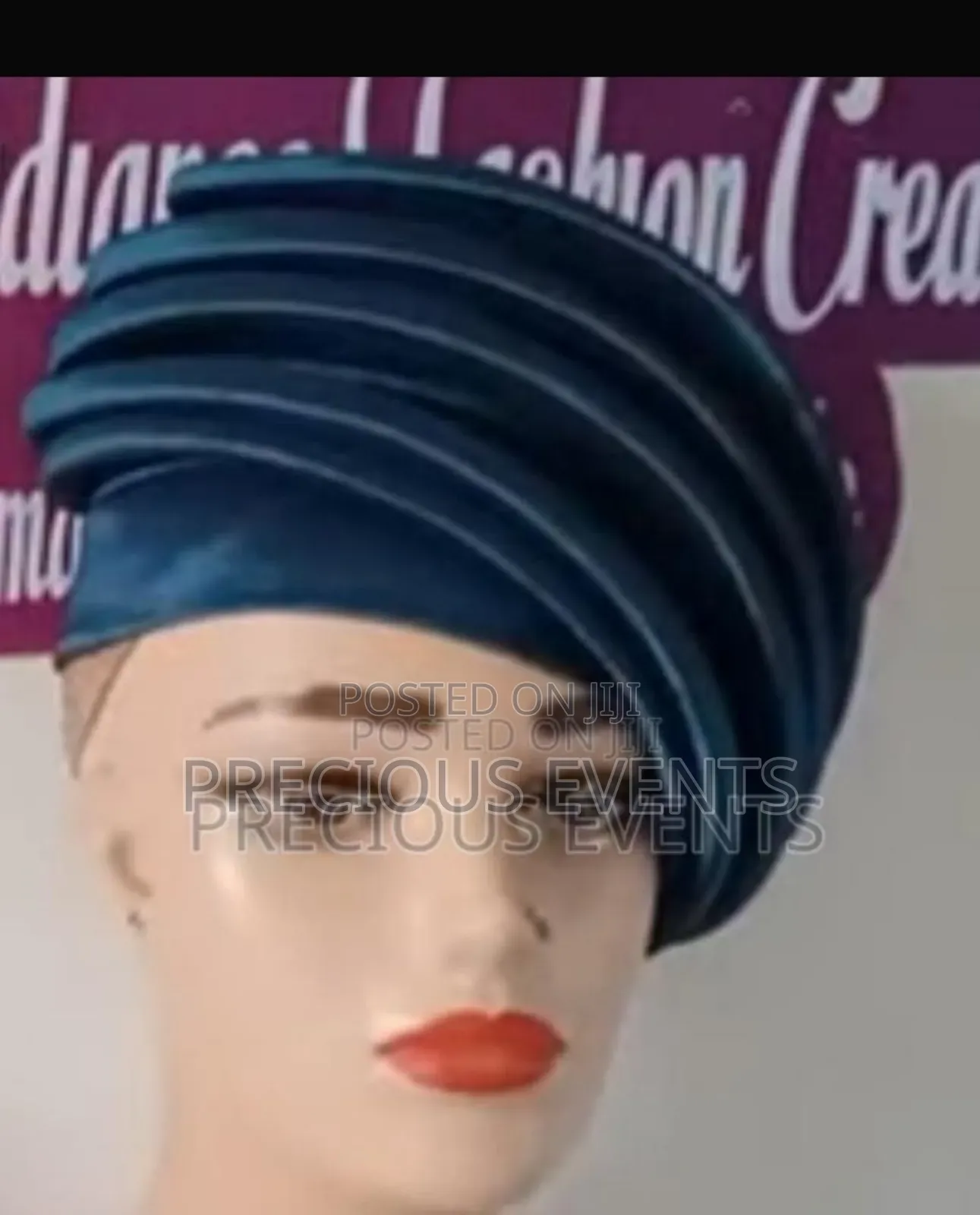Treading Barret Turban With Beads