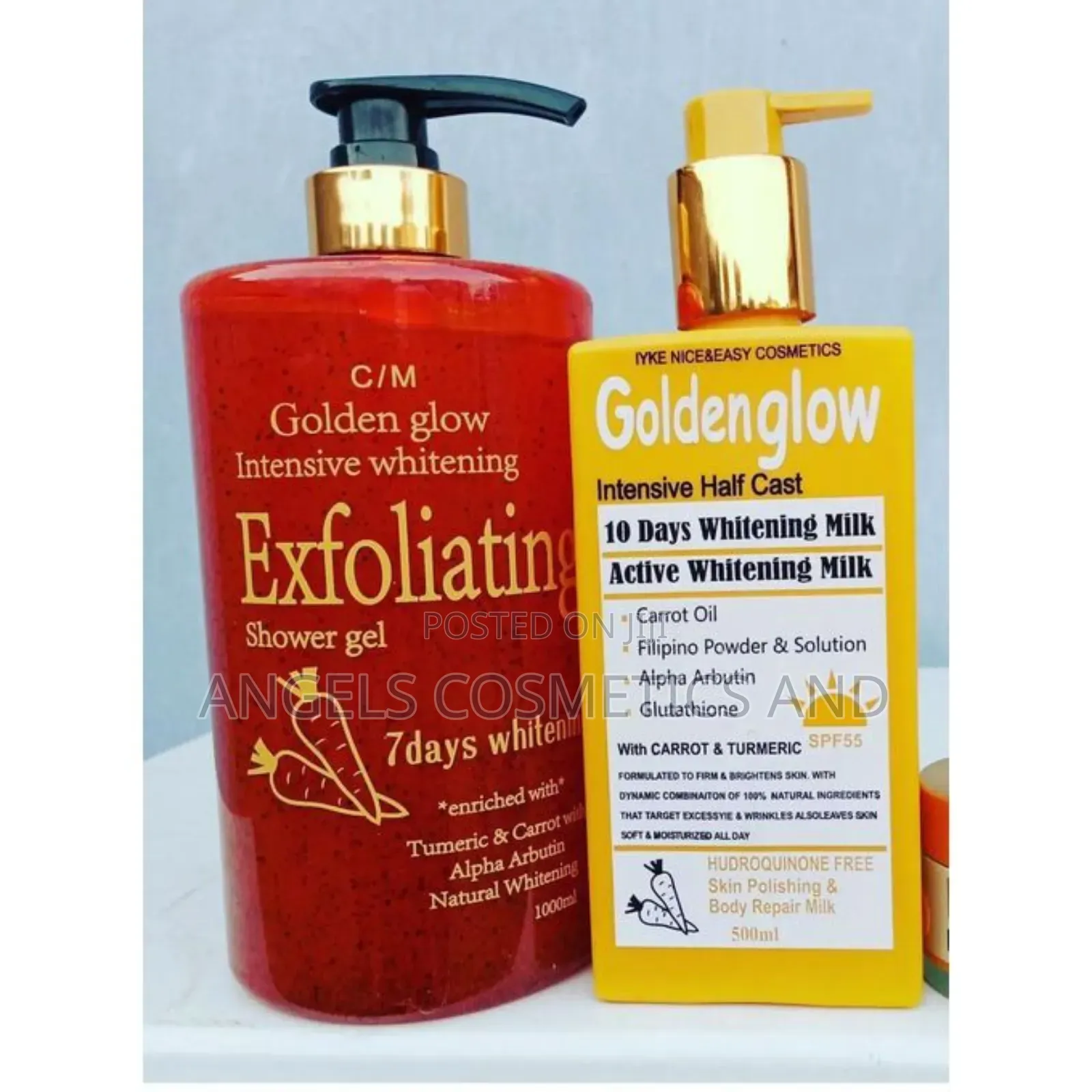 Golden Glow Lotion and Shower Gel