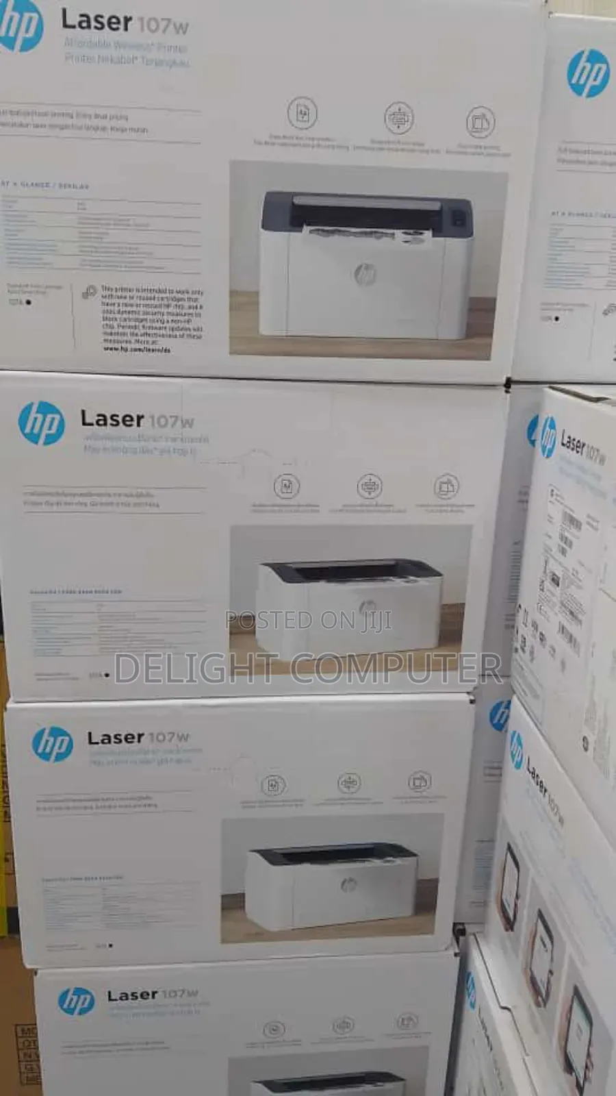 Hp Laserjet 107wirelss Black And White Printer