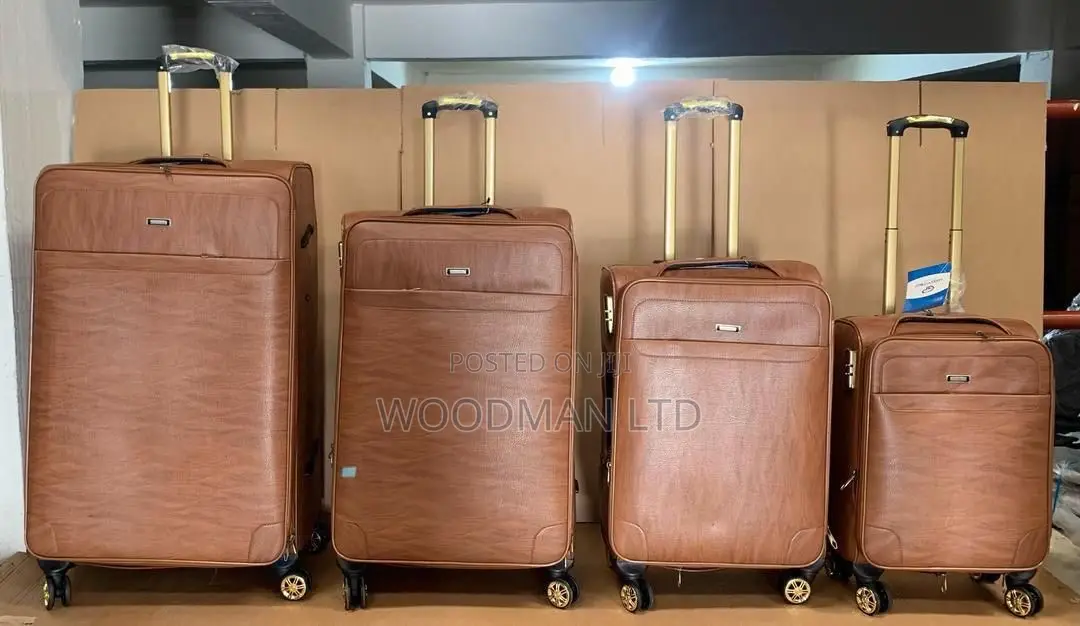 Brand New Leather Suitcase for Travels, 4set