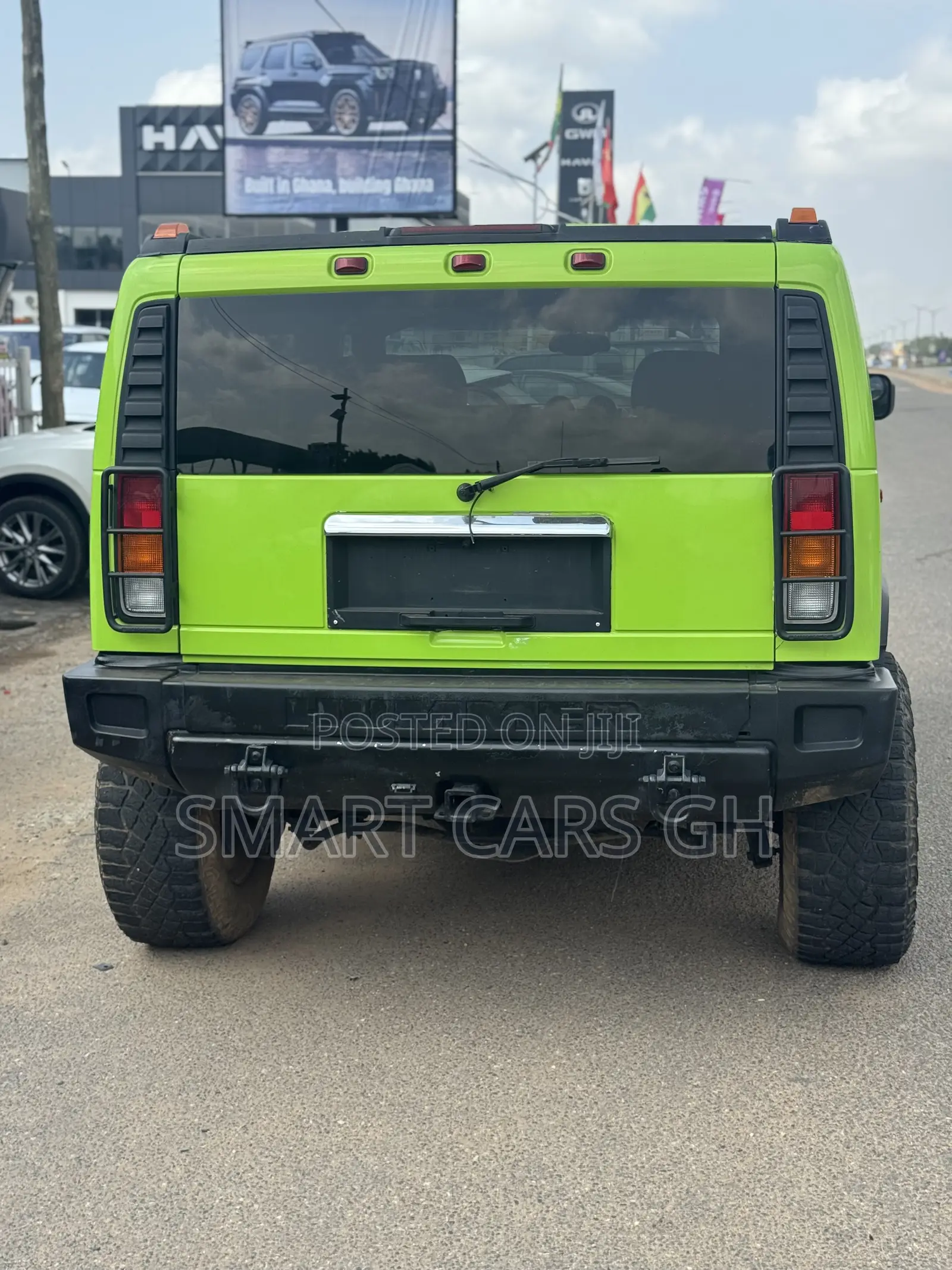 Hummer H2 SUV 2003 Green