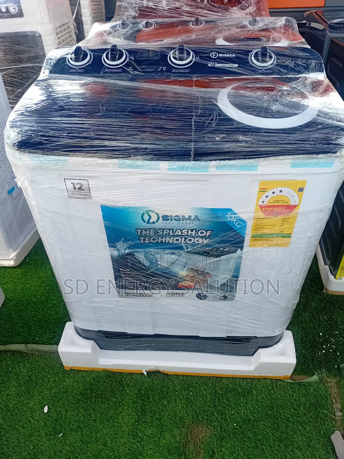 Pure Clean Wave Sigma 10kg Washing Machine Sigma Washing Machine