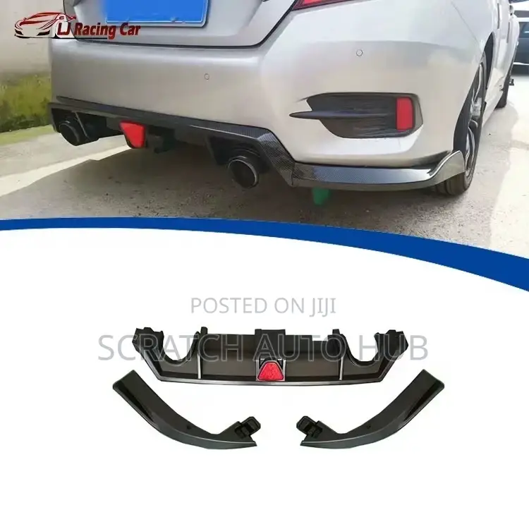 Honda Civic Back Bumper Diffuser With Break Light Available