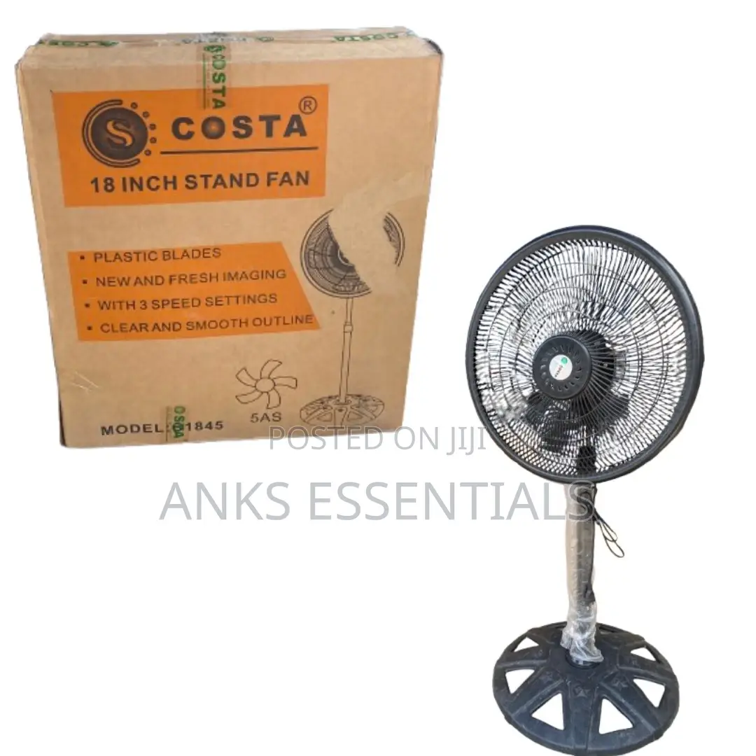 Costa Adjustable 18” Fan | Powerful Co