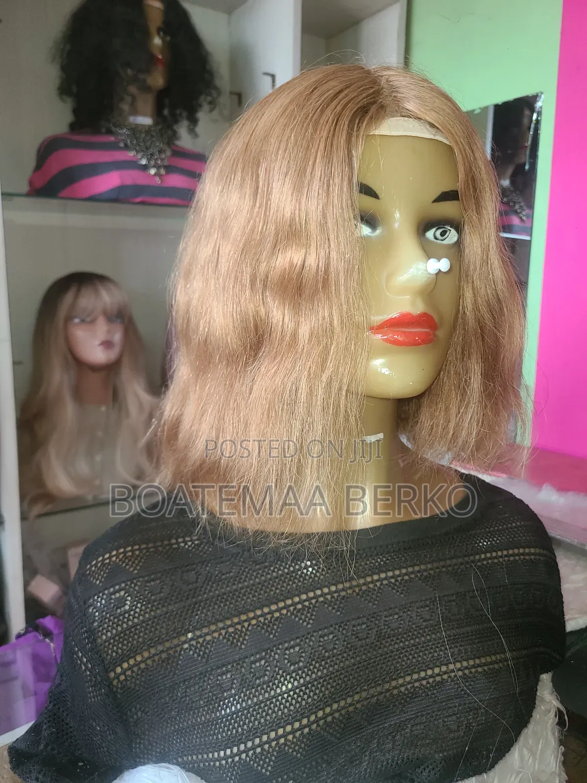 Blonde Wavy Human Hair Wig
