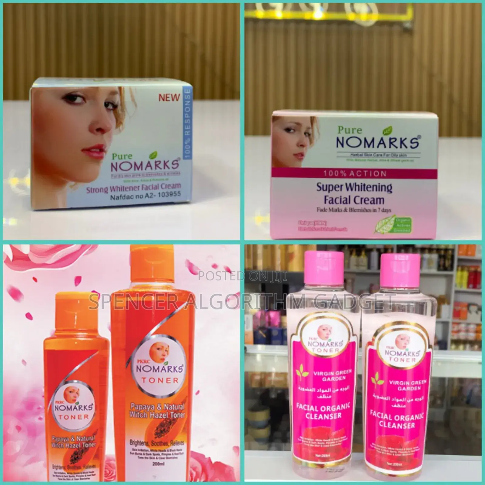 Pure Nomarks Facial Cream/ Cleanser/Toner