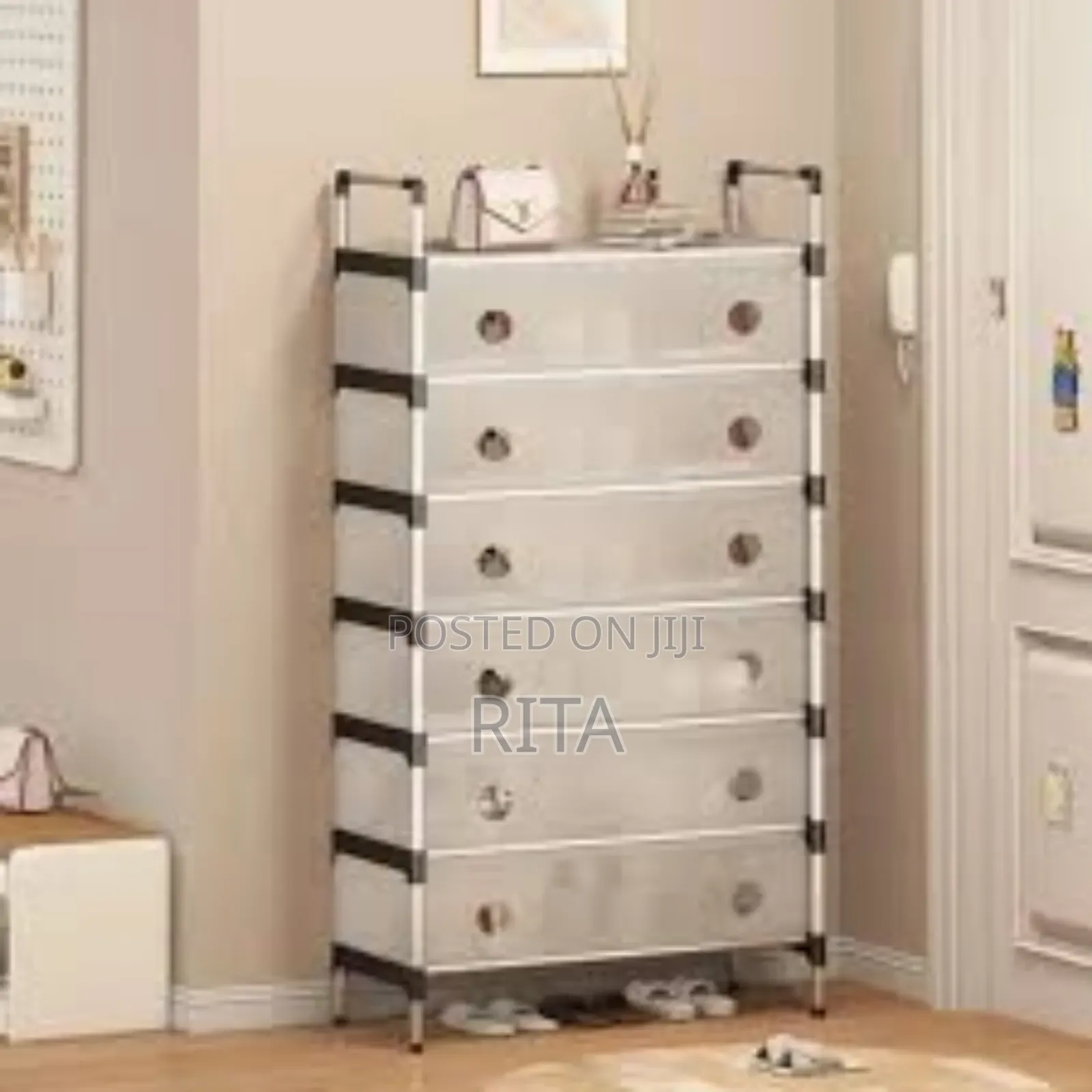 Dust Protector 6steps Shoe Rack