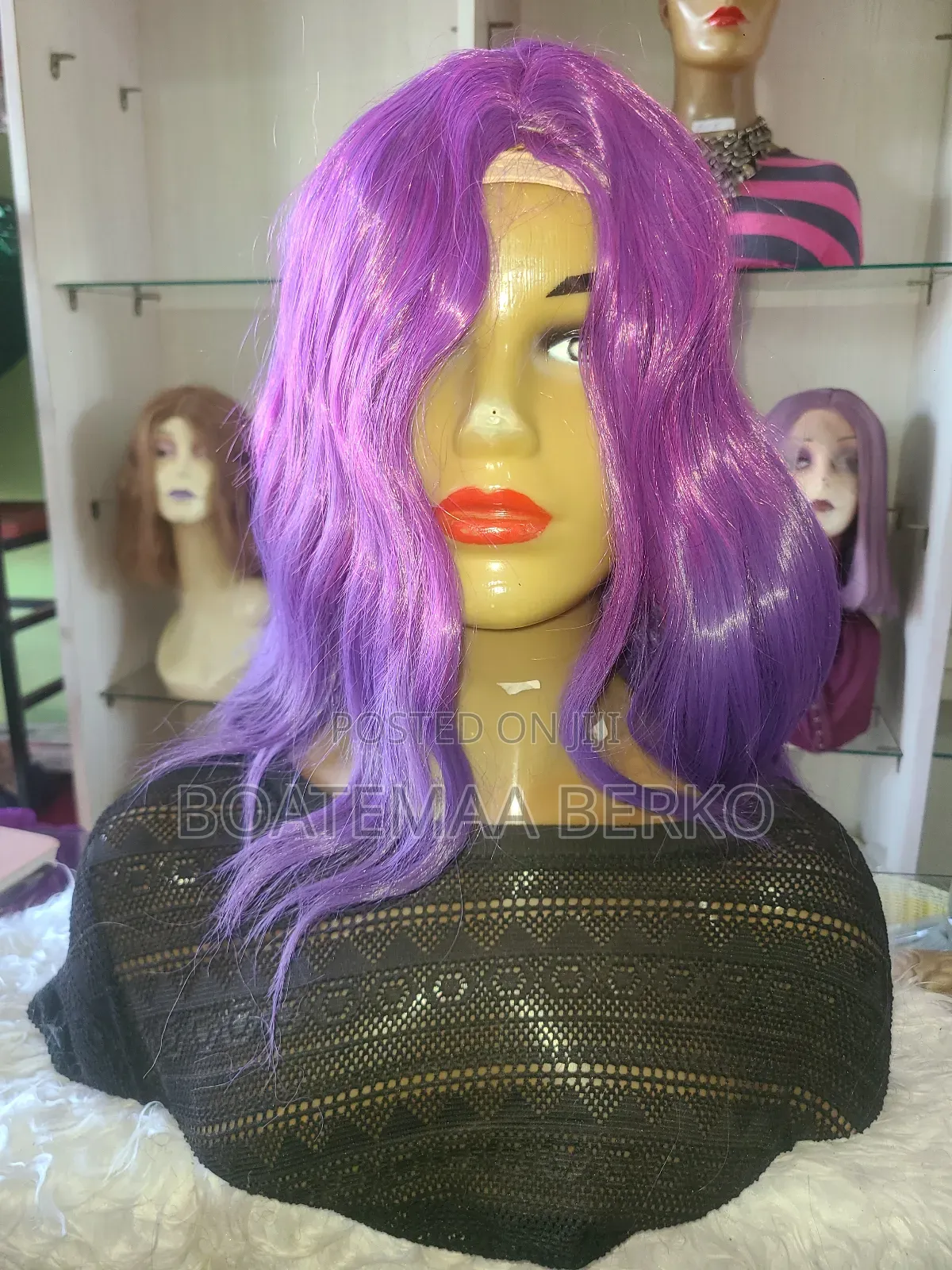 Purple Bodywave Wig