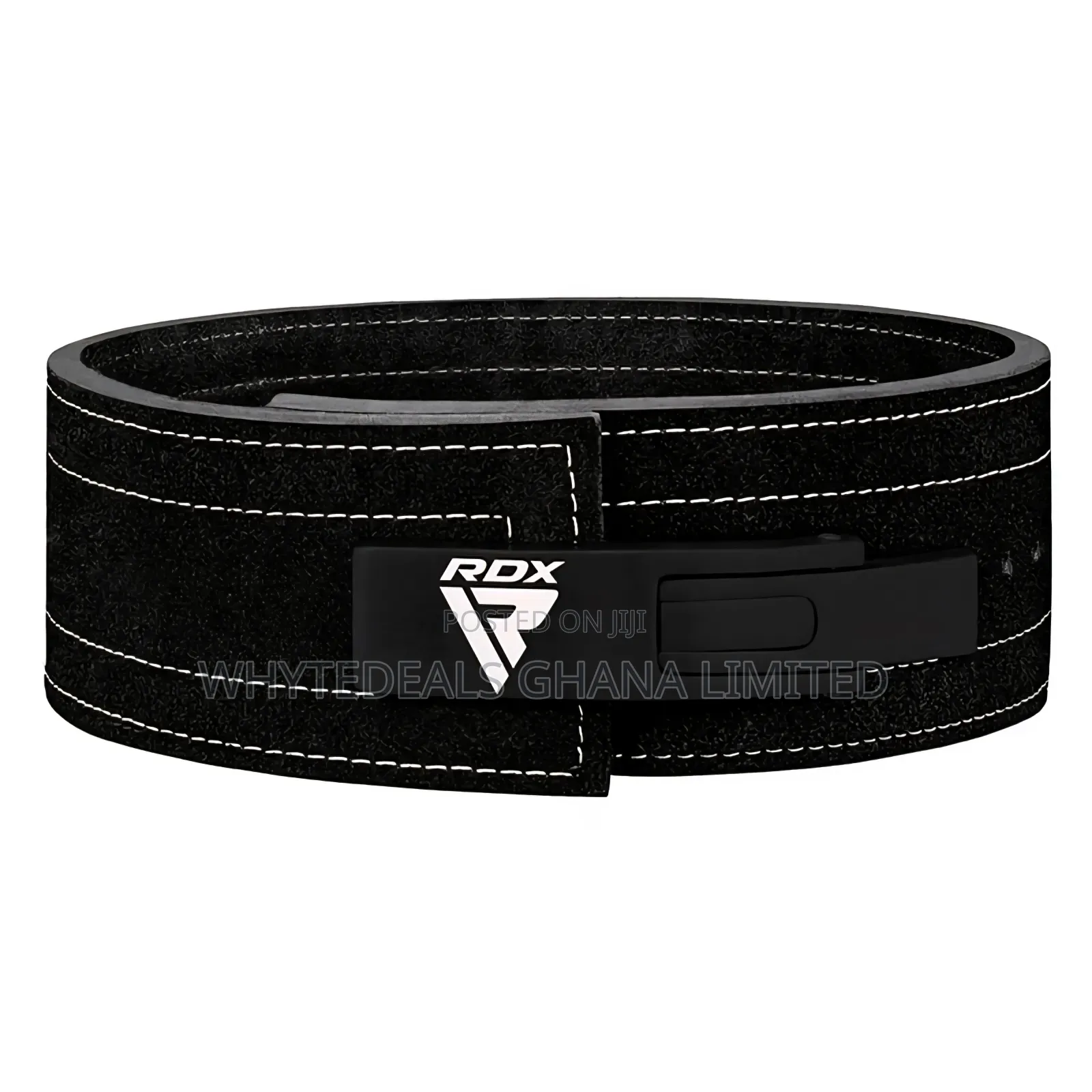 Rdx Power 4" Lifting Lever Buckle Gym Belt| Comfort| Cushioned Leather