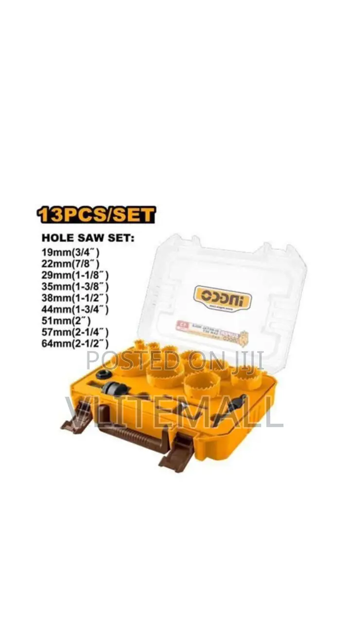 Bi-Metal Hole Saw Set 13pcs – P1c10 (Akh0132)