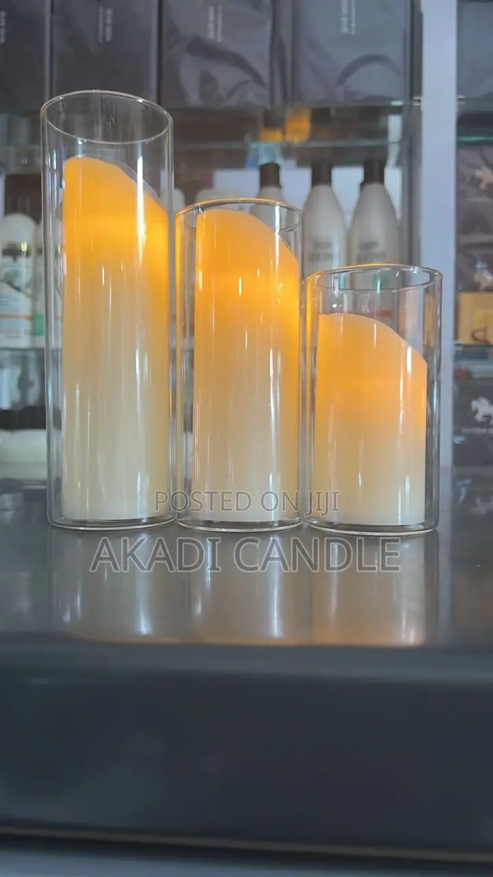 Led Candle and Glass for Rent