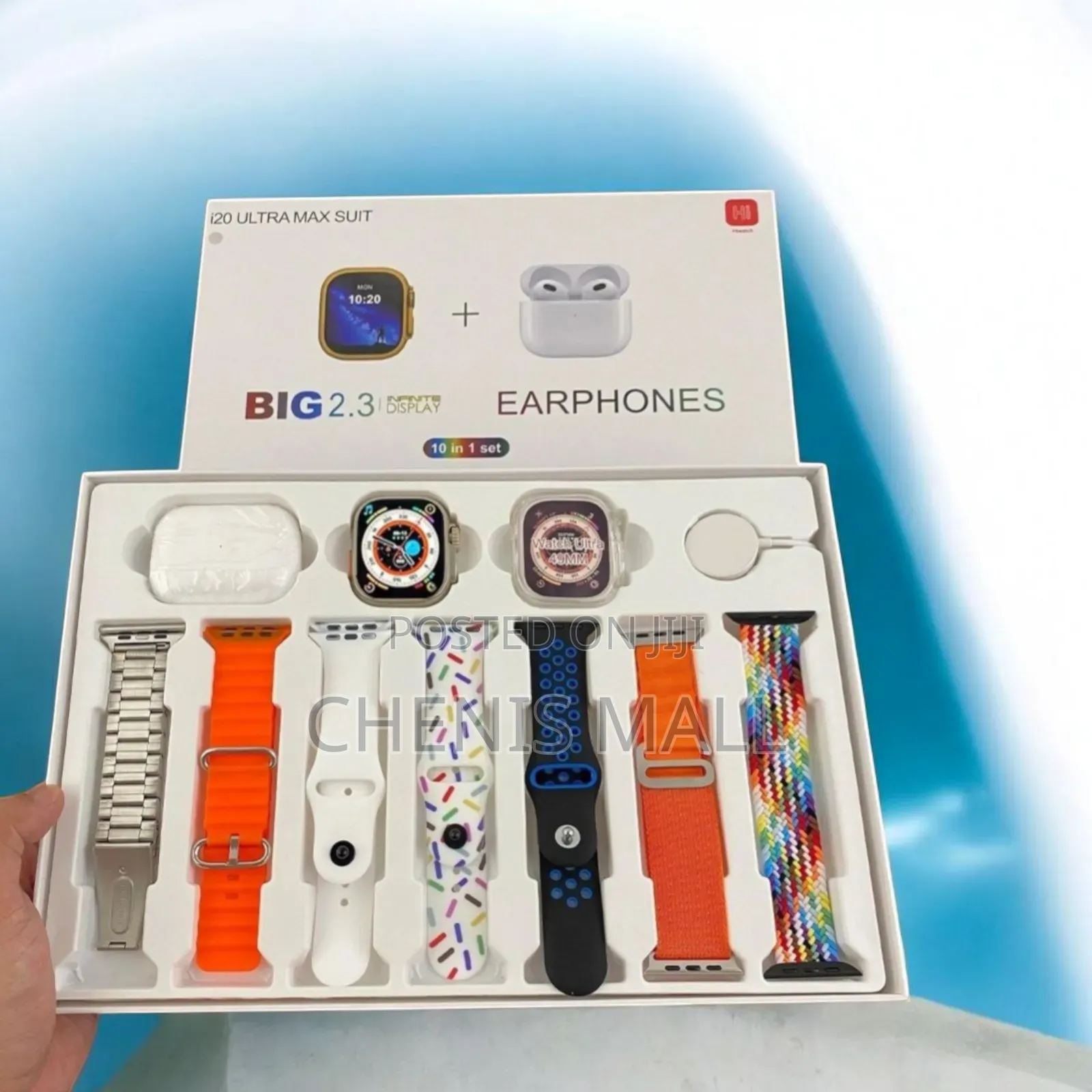I20 Ultra Max Suit 10 in 1 Smartwatch (528299)