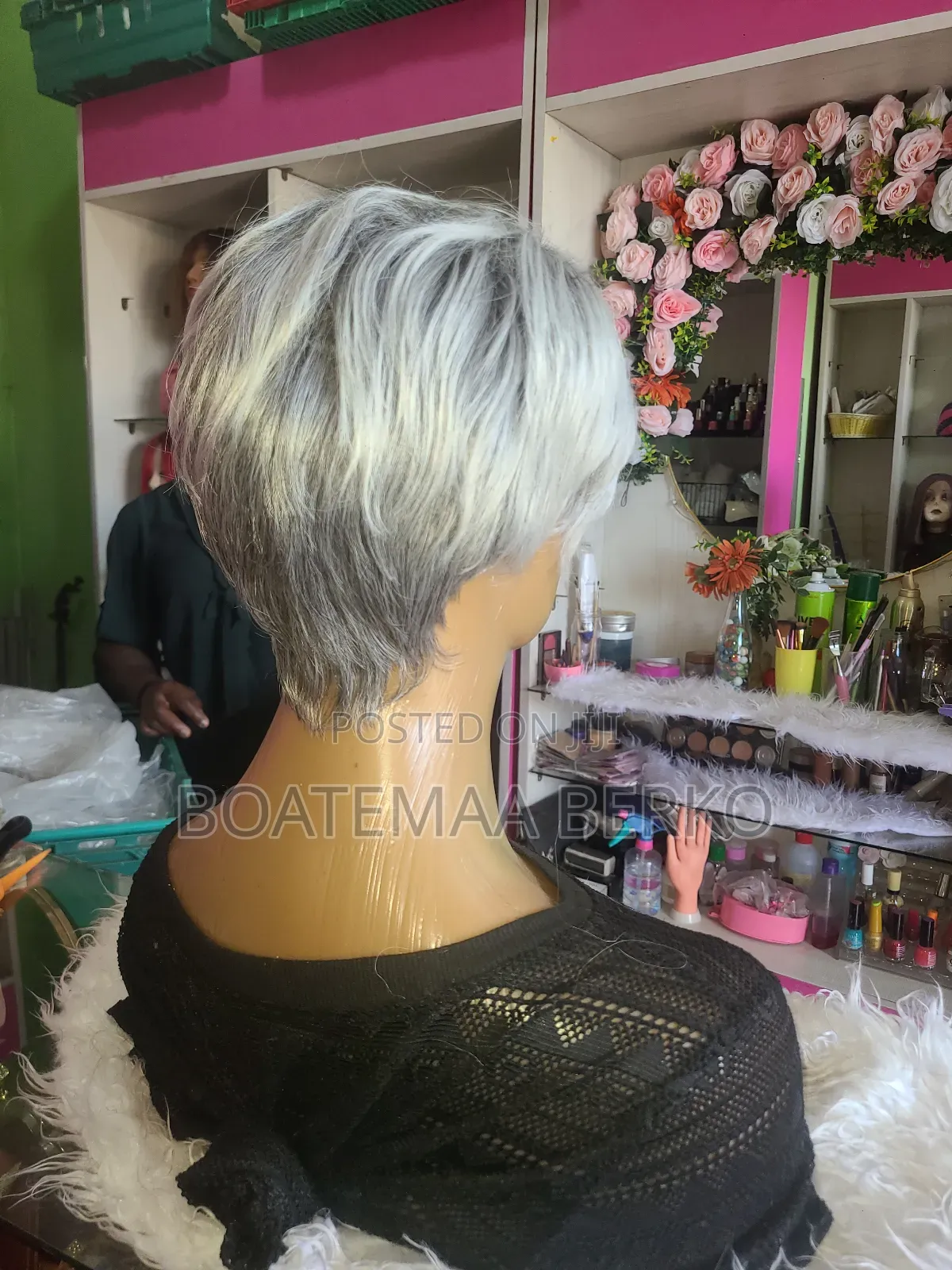 Grey Pixie Wig