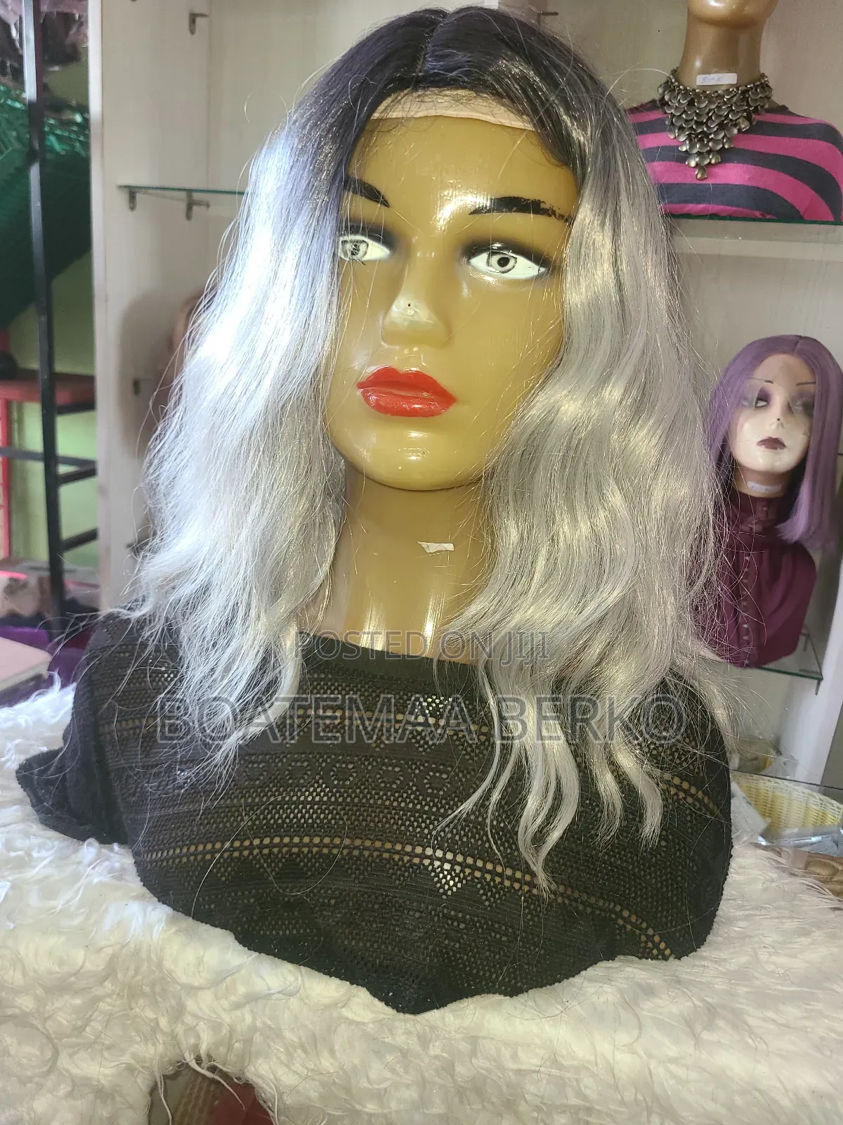 Grey Bodywave Wig