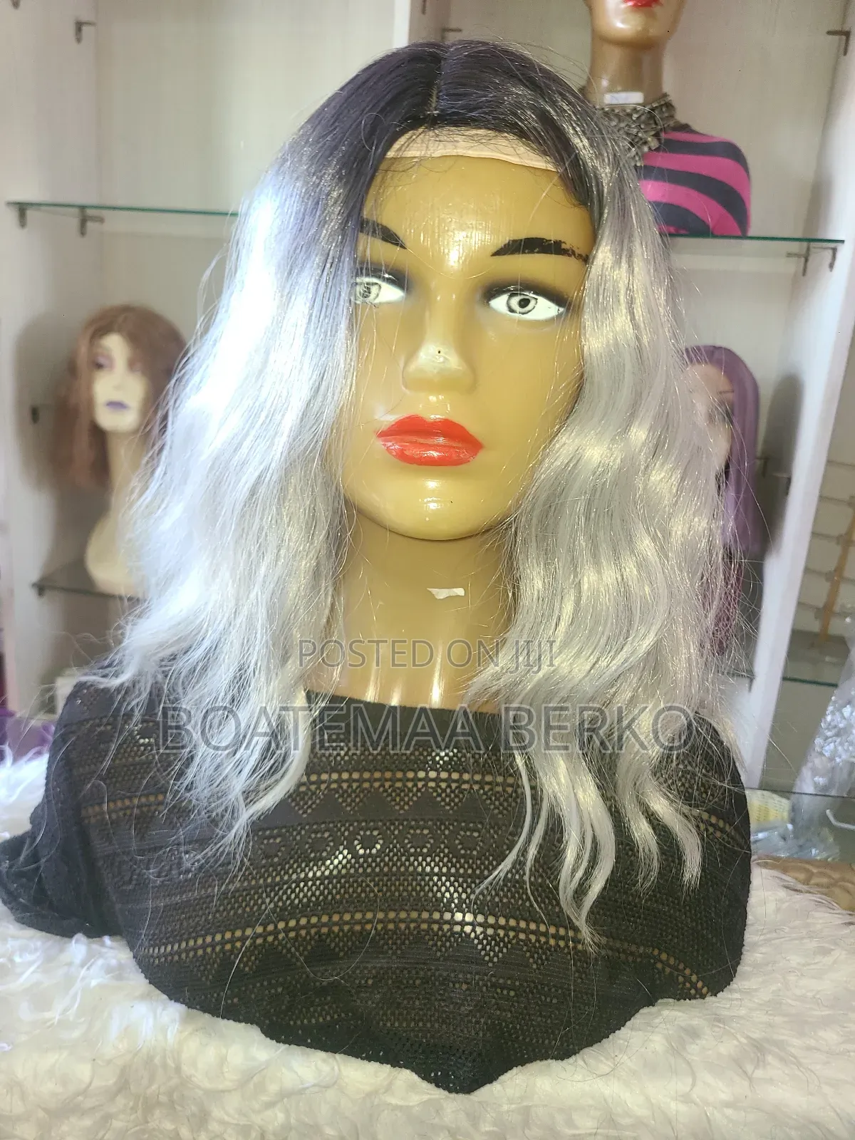 Grey Bodywave Wig