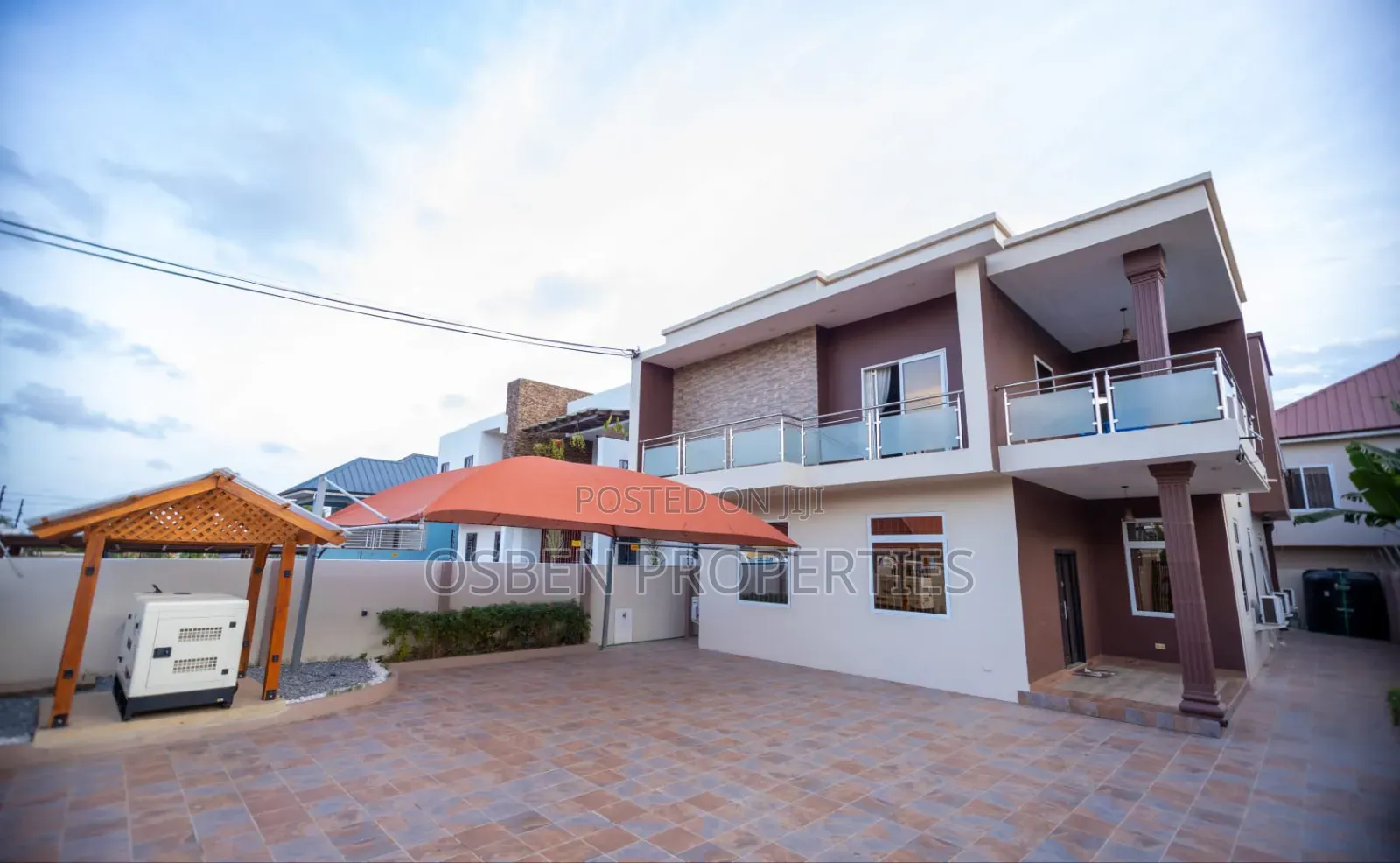 Furnished 4bdrm House in Osben Properties, Lake Side Estate for rent