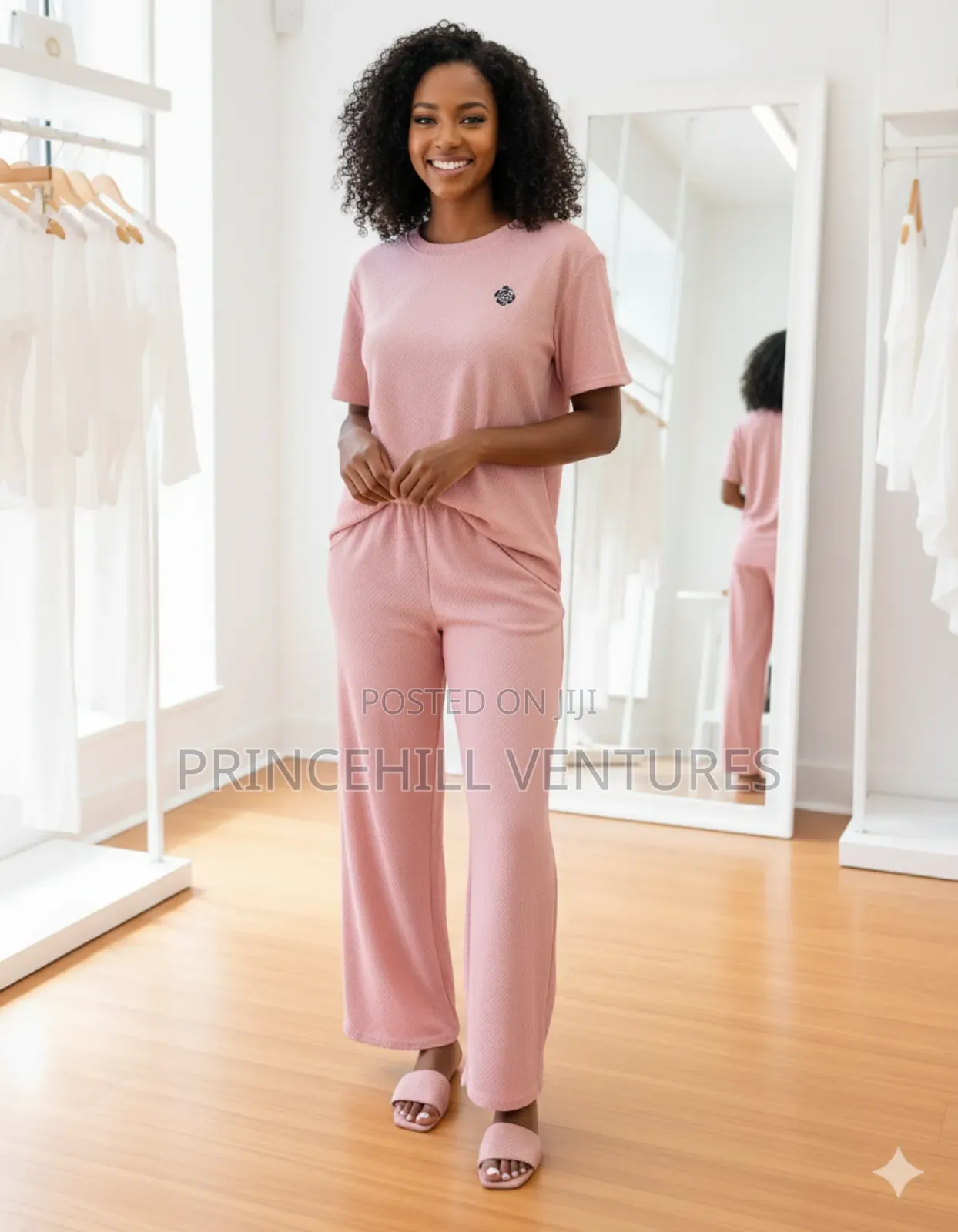 Ladies 2 Piece Top And Down Wear