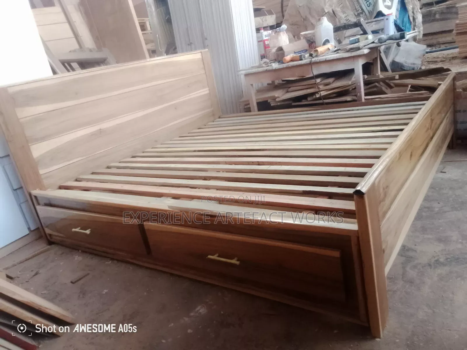 Two Built-in Drawers King