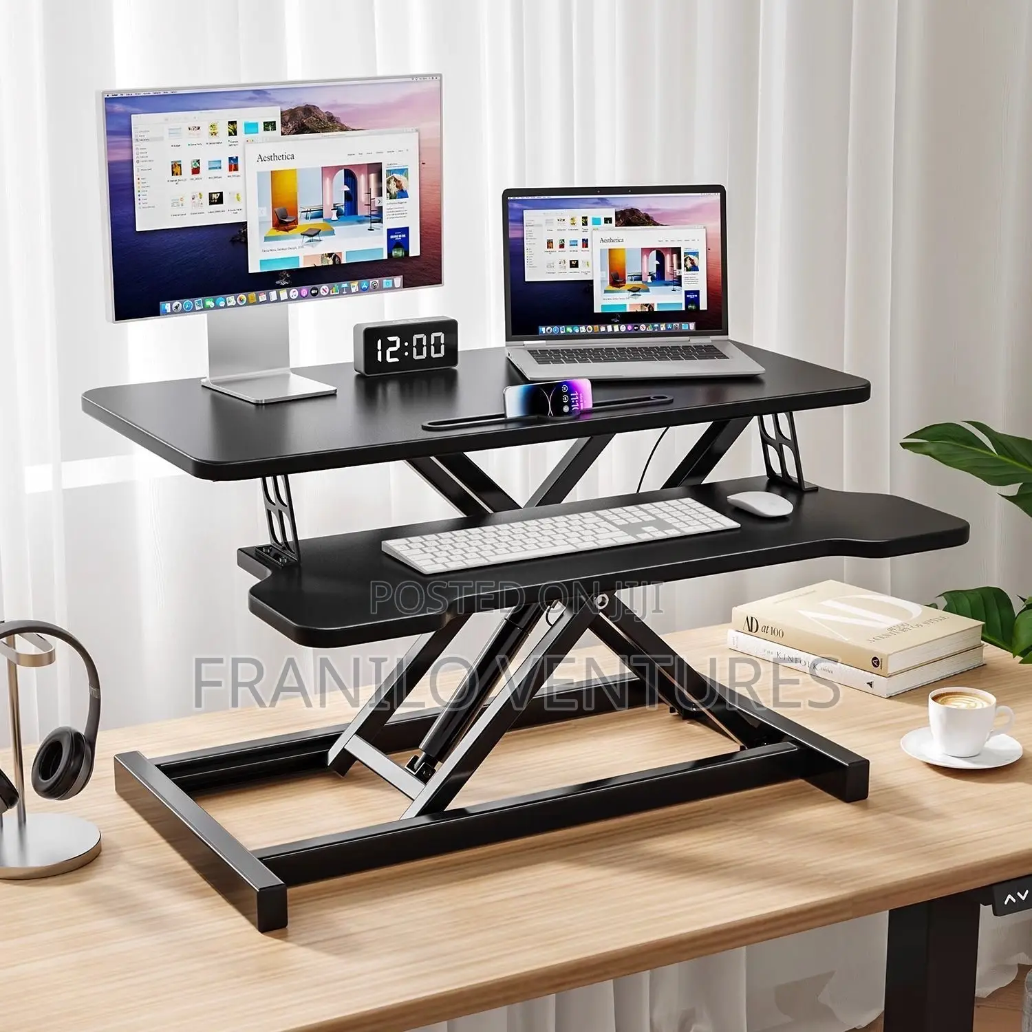 Adjustable Sit- Stand Desk Converter