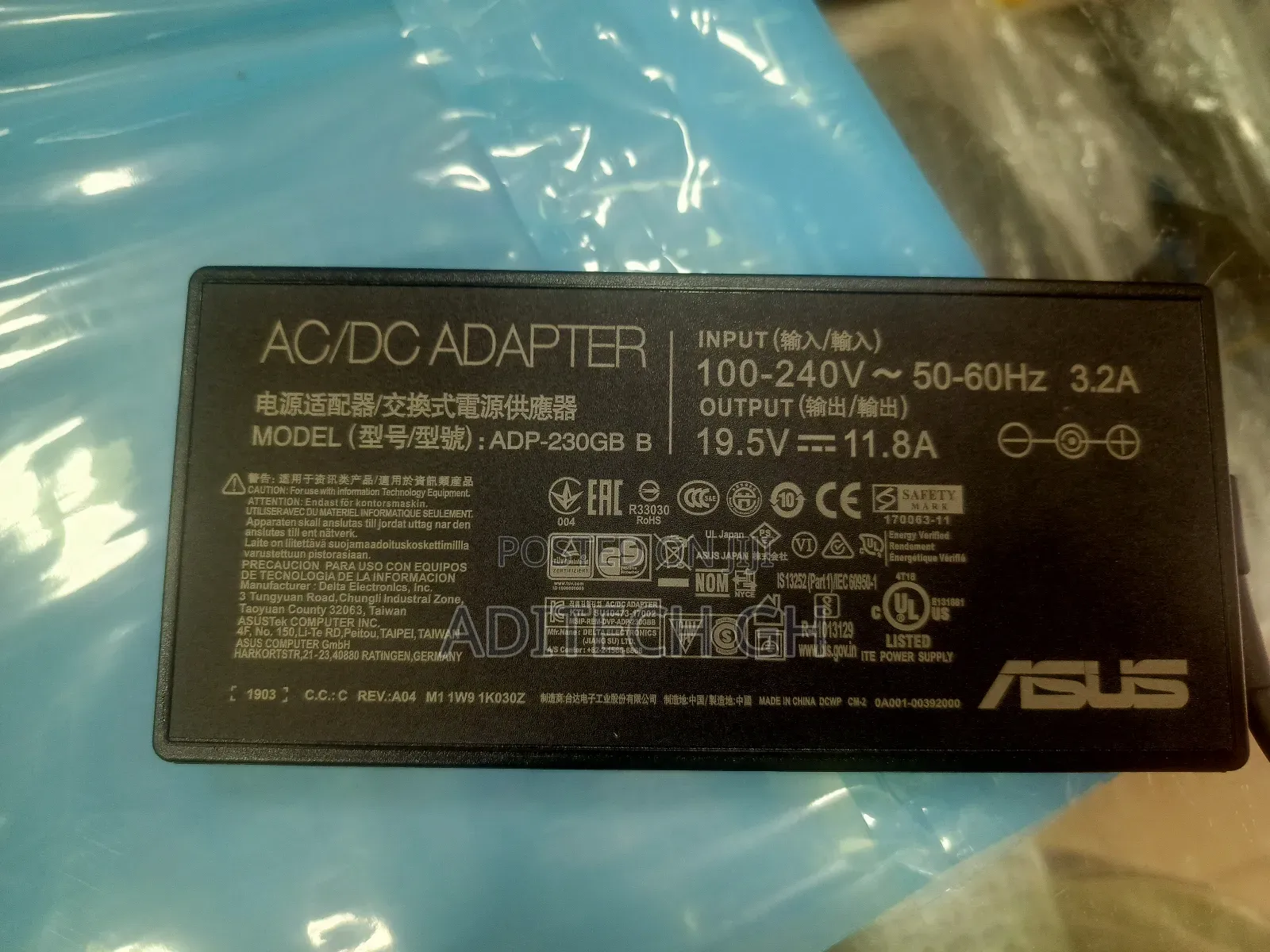 Original Asus Rog Tuf 19.5v 11.8a 230watts