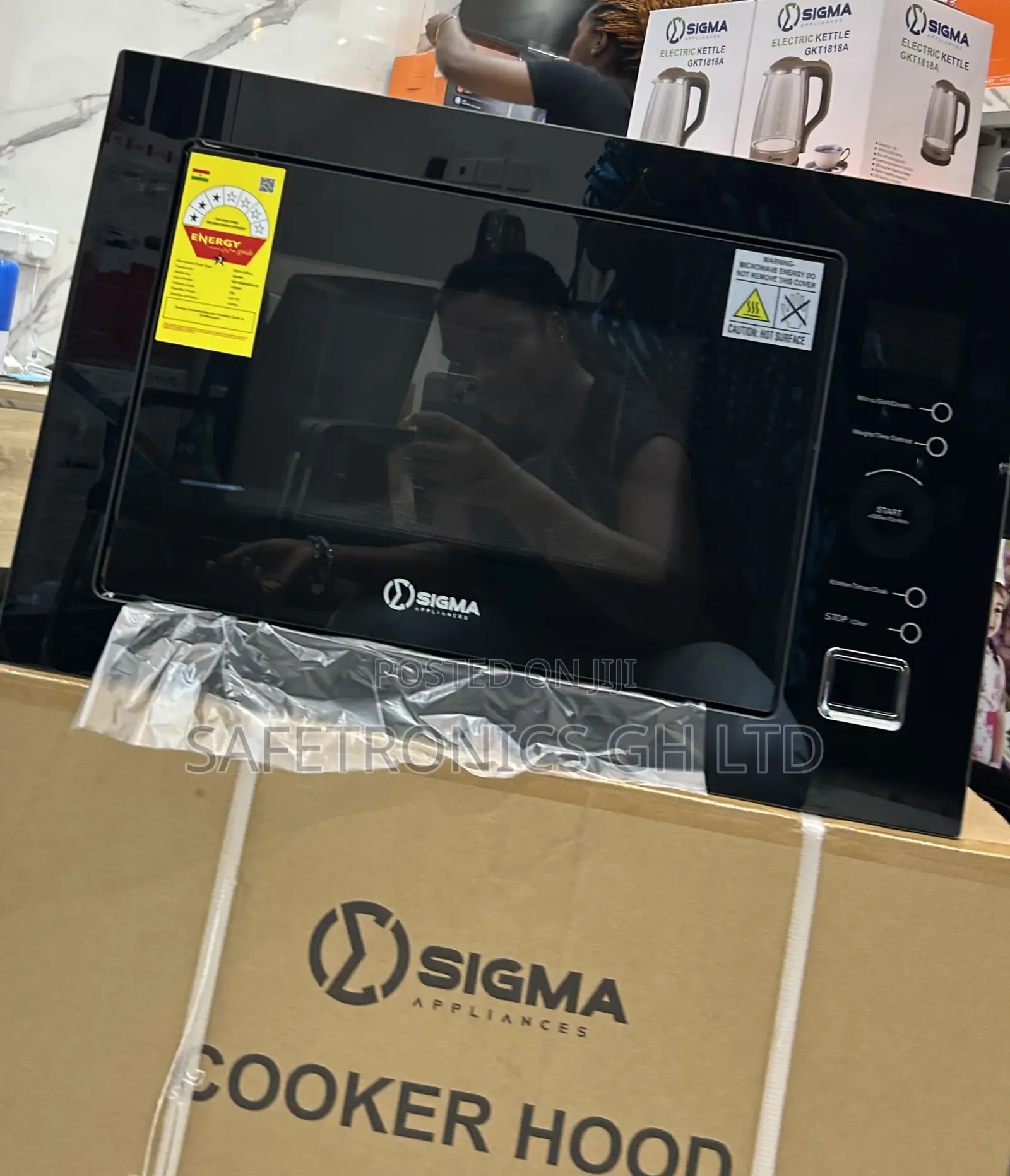 Newest Black Sigma in-Built Electric Microwave