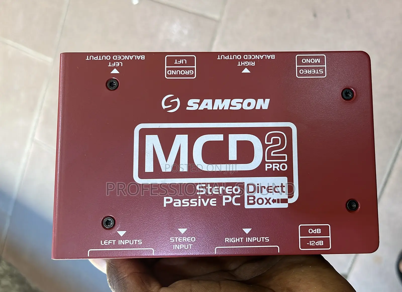 Samson Di-Box 2output 2input Passive