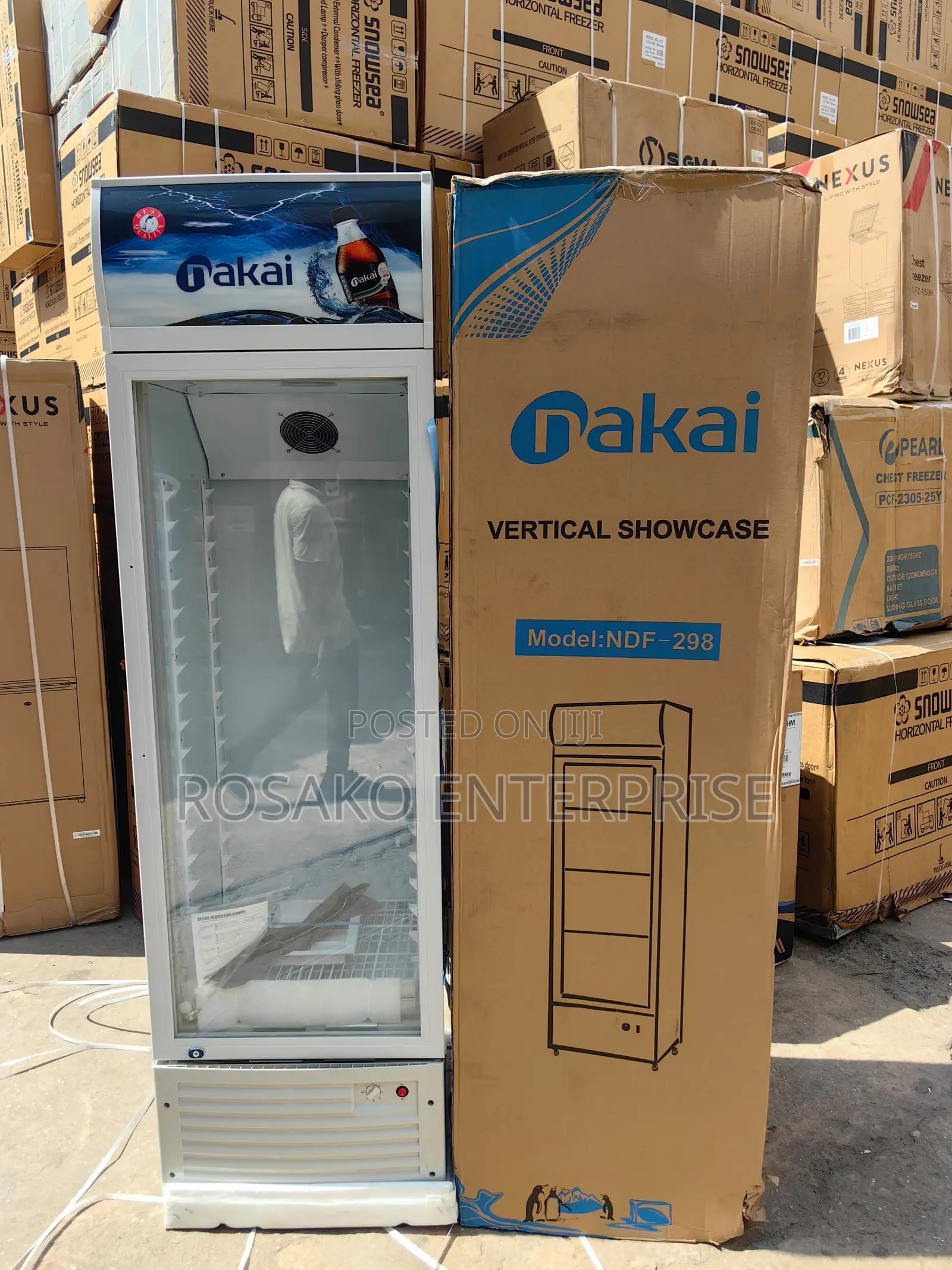 Nakai Display Fridge 298liters