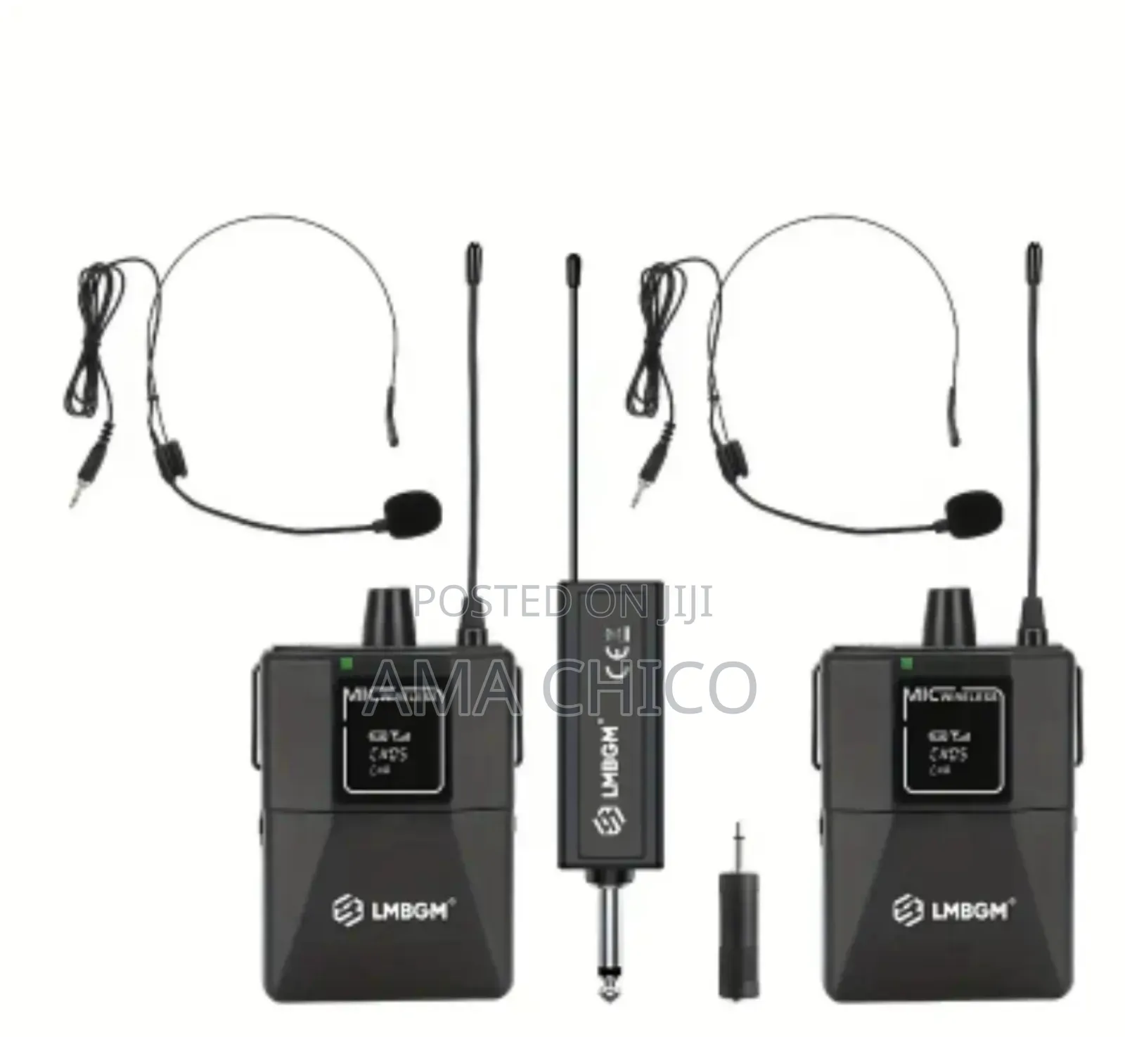 Wireless Uhf Lapel Microphone With Headset