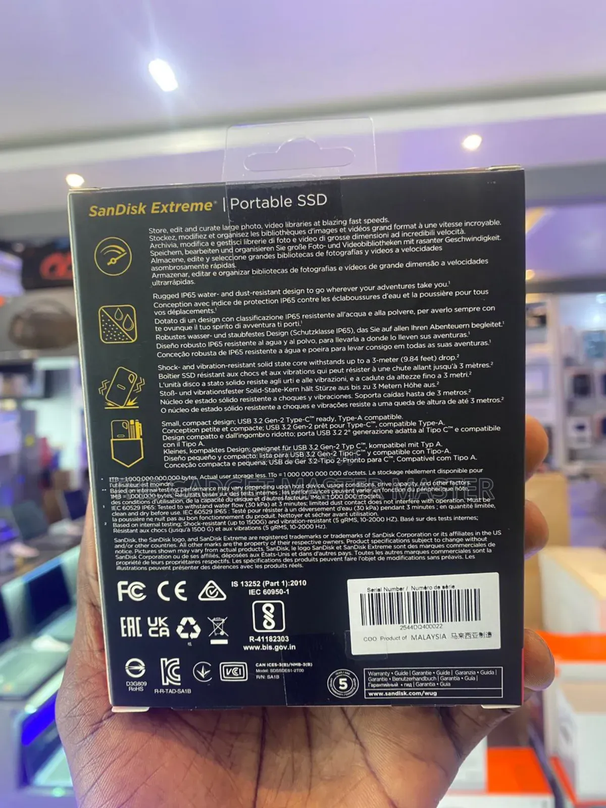 Sandisk Extreme Pro SSD 1050 Mb/S 2tb