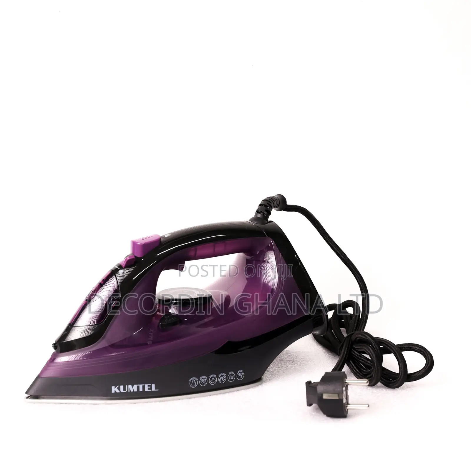 Purple Steam Iron