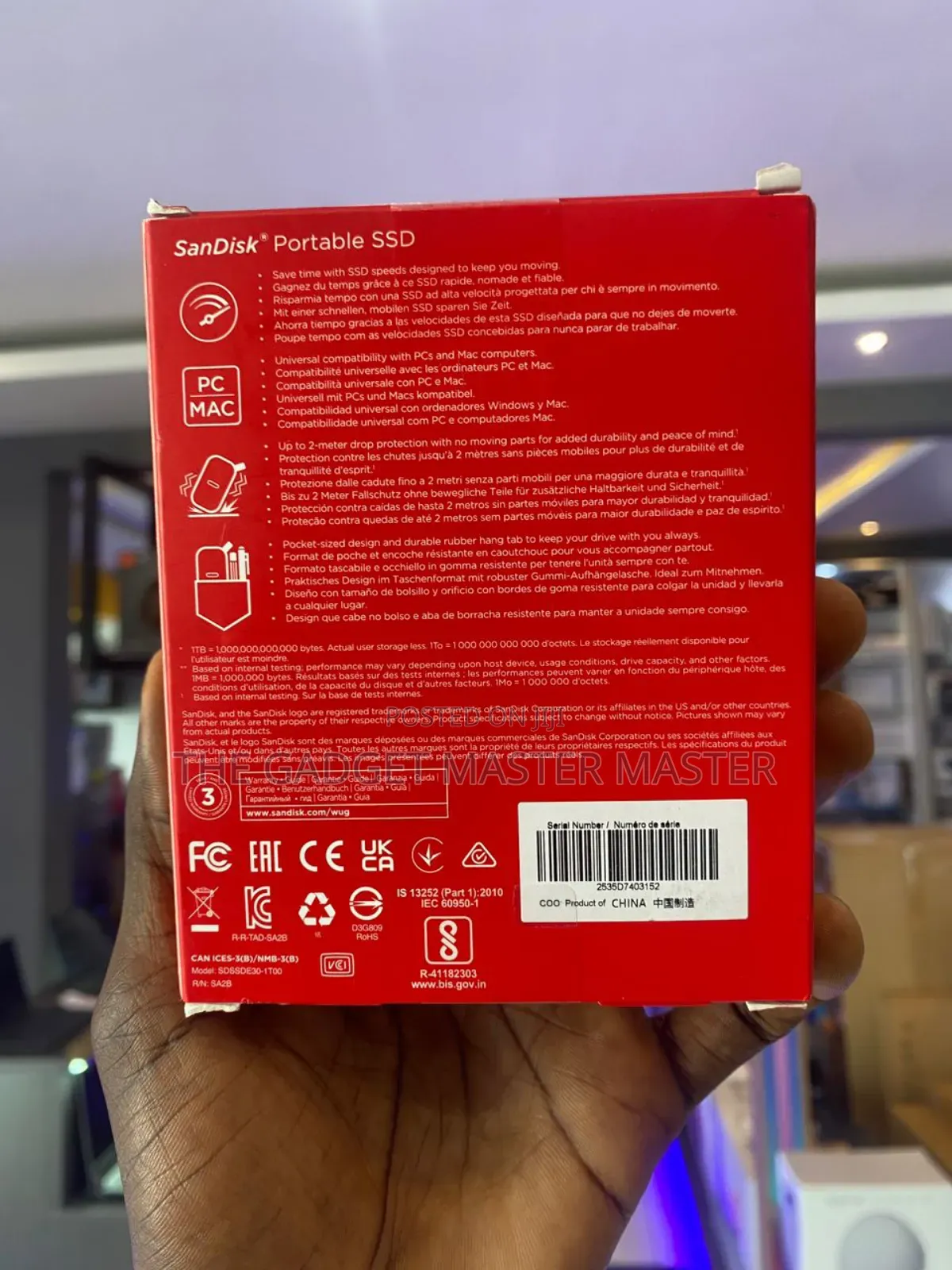 Sandisk Portable SSD 1tb