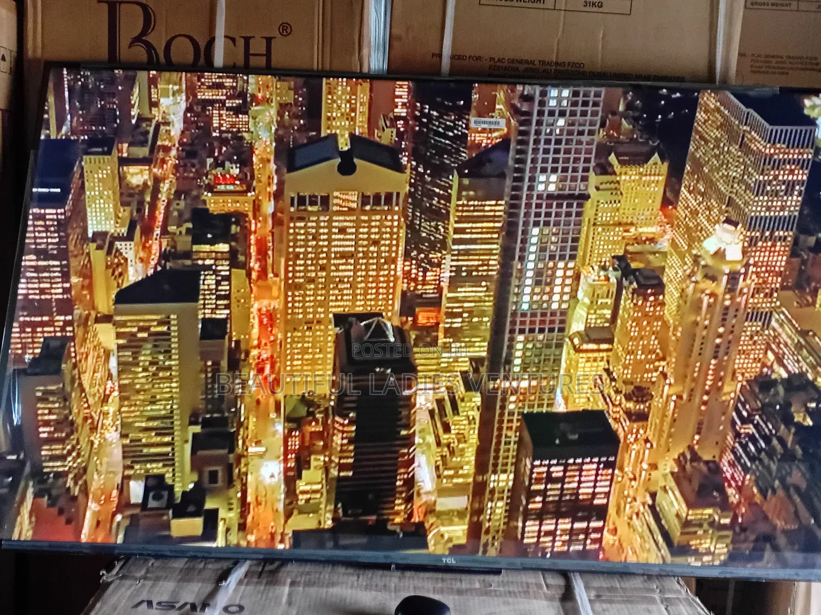 55-Inch Smart Flat Screen With Sleek Design Impressive Performance
