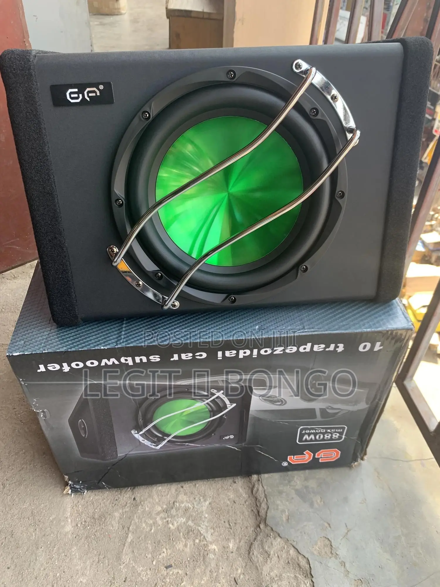 Sub Woofer Green Face