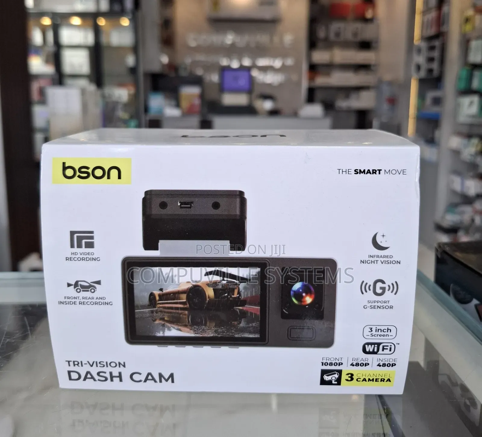 Bson Tri-Vision Dash Cam
