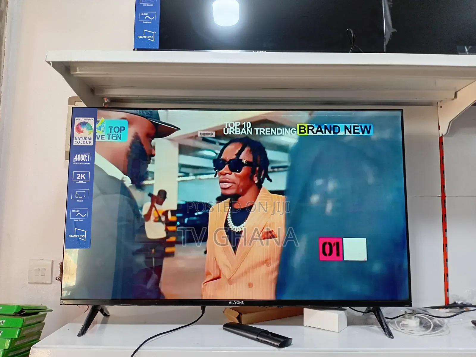 Ailyson 43" Digital Tv – Perfect for Home Office