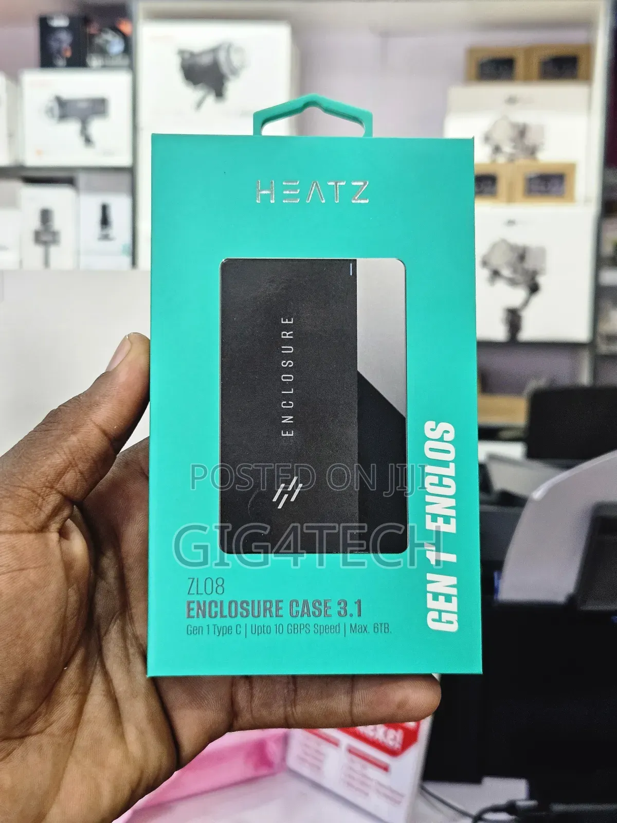 Universal Hard Drive and SSD Enclosure 10gbps Speed