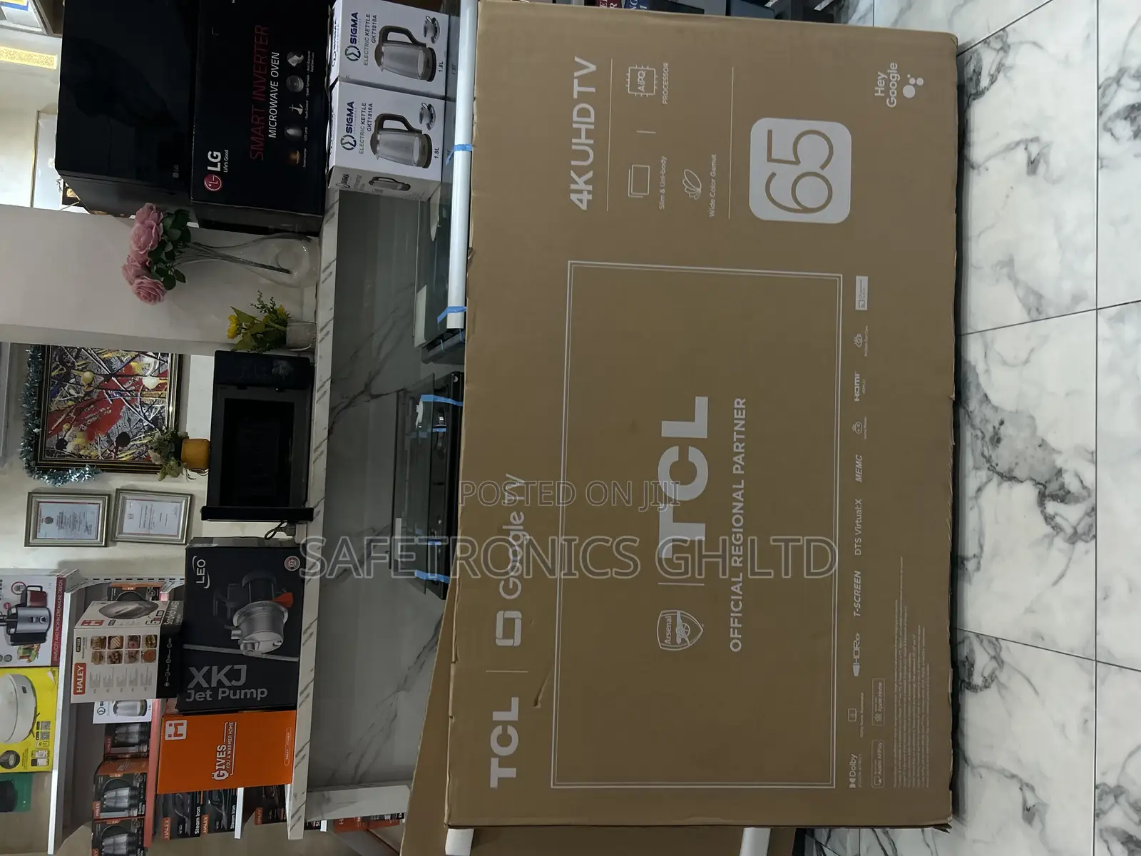Buy Original 65” TCL Android HDR Tcl65p635 Tv