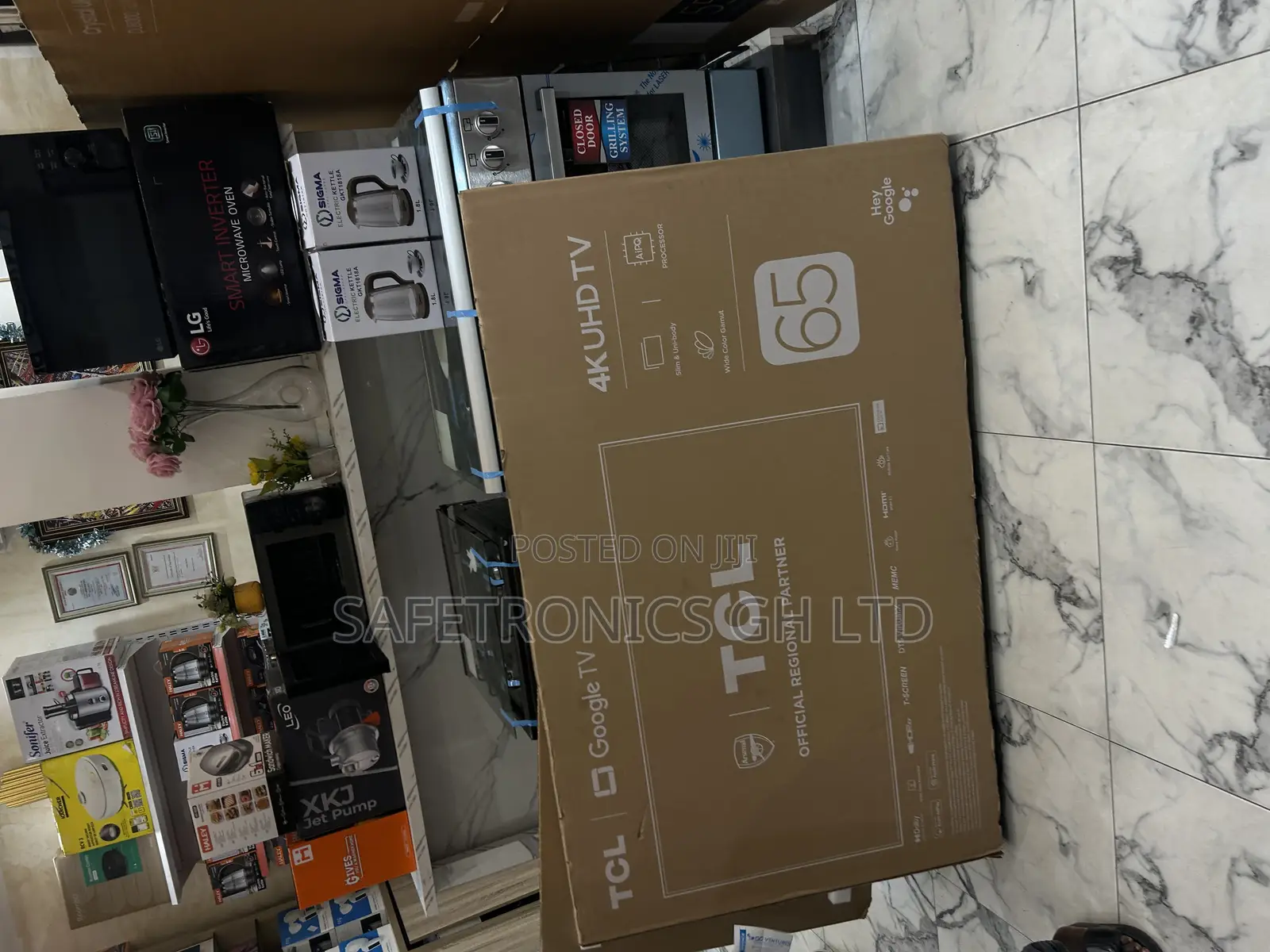 Affordable Clear Screen Tcl65p635 HDR 65” Android TCL Tv