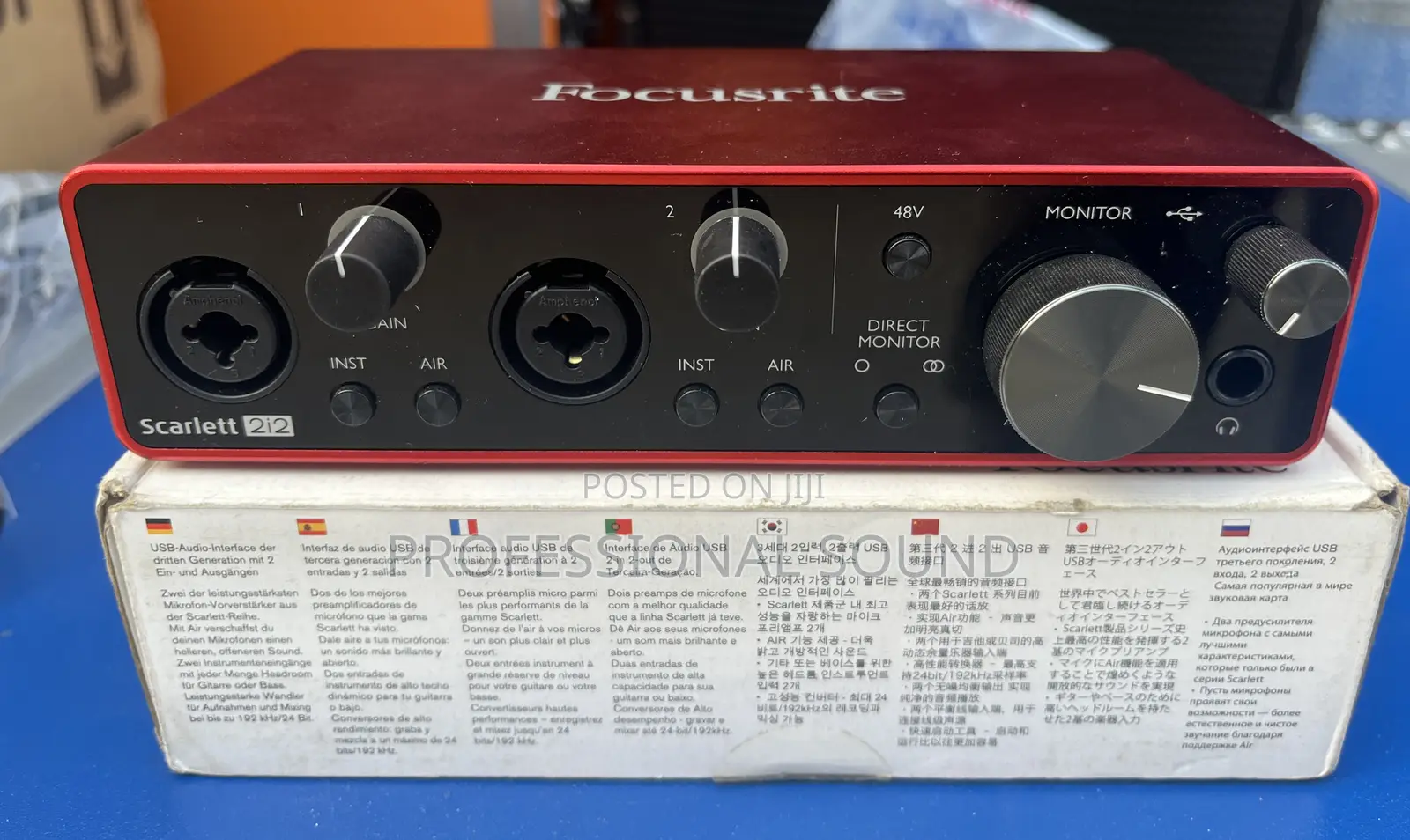 Original Scarlett 2i2 Third Generation 2in -2 Out