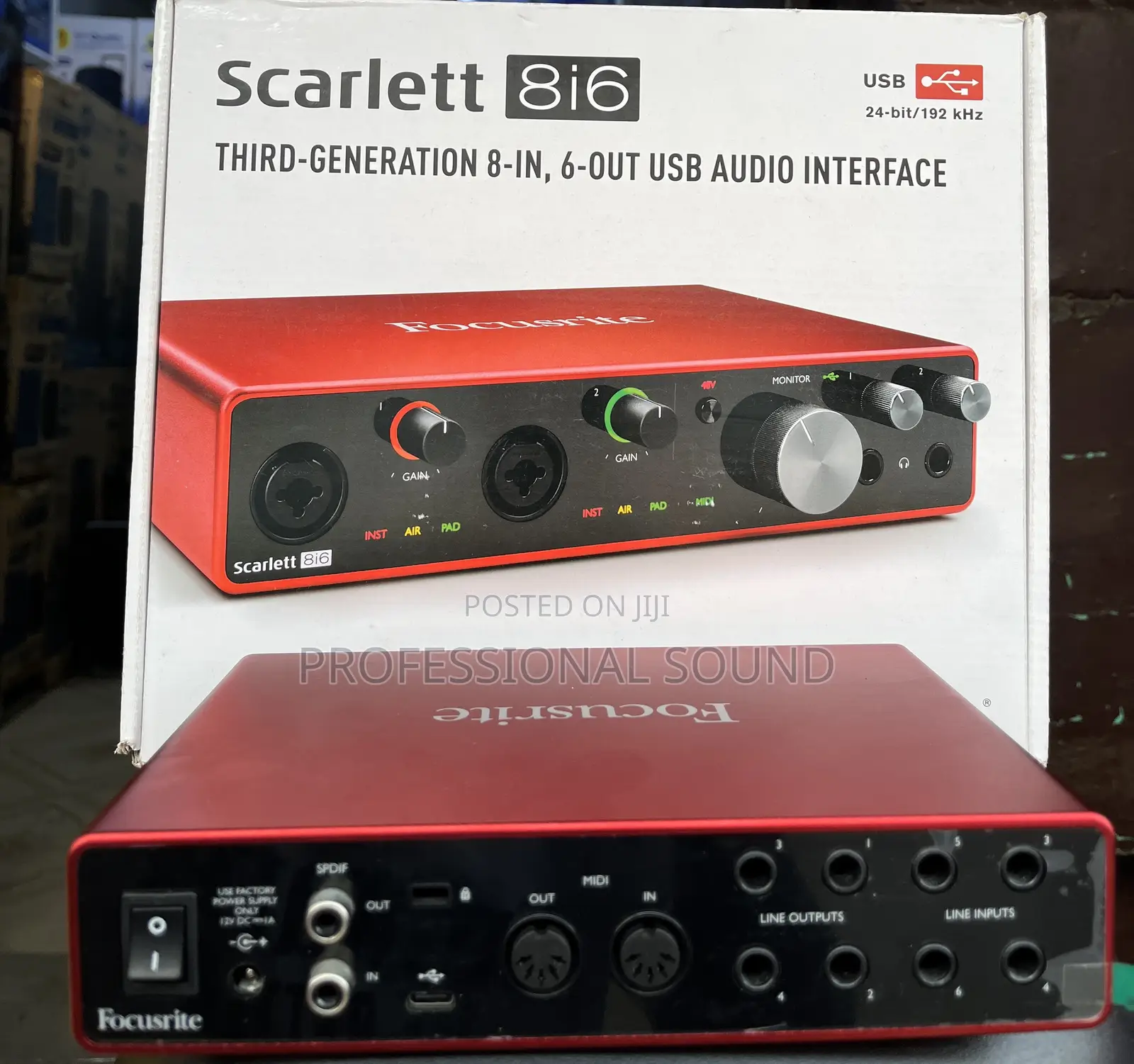 Original Scarlett 8i6 Third Generation 8in-6out