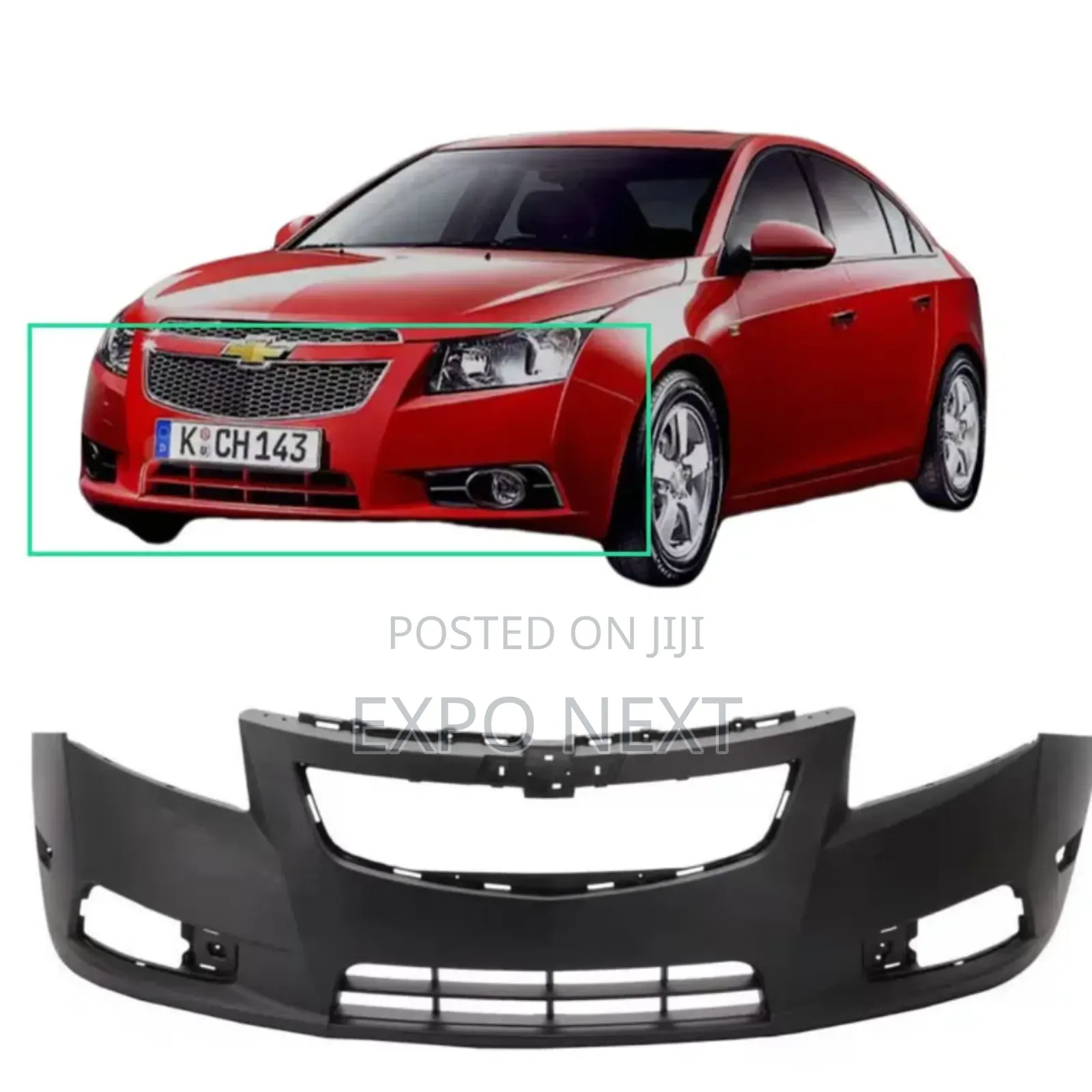 2011-2014 Chevrolet Cruze Front Bumper Cover