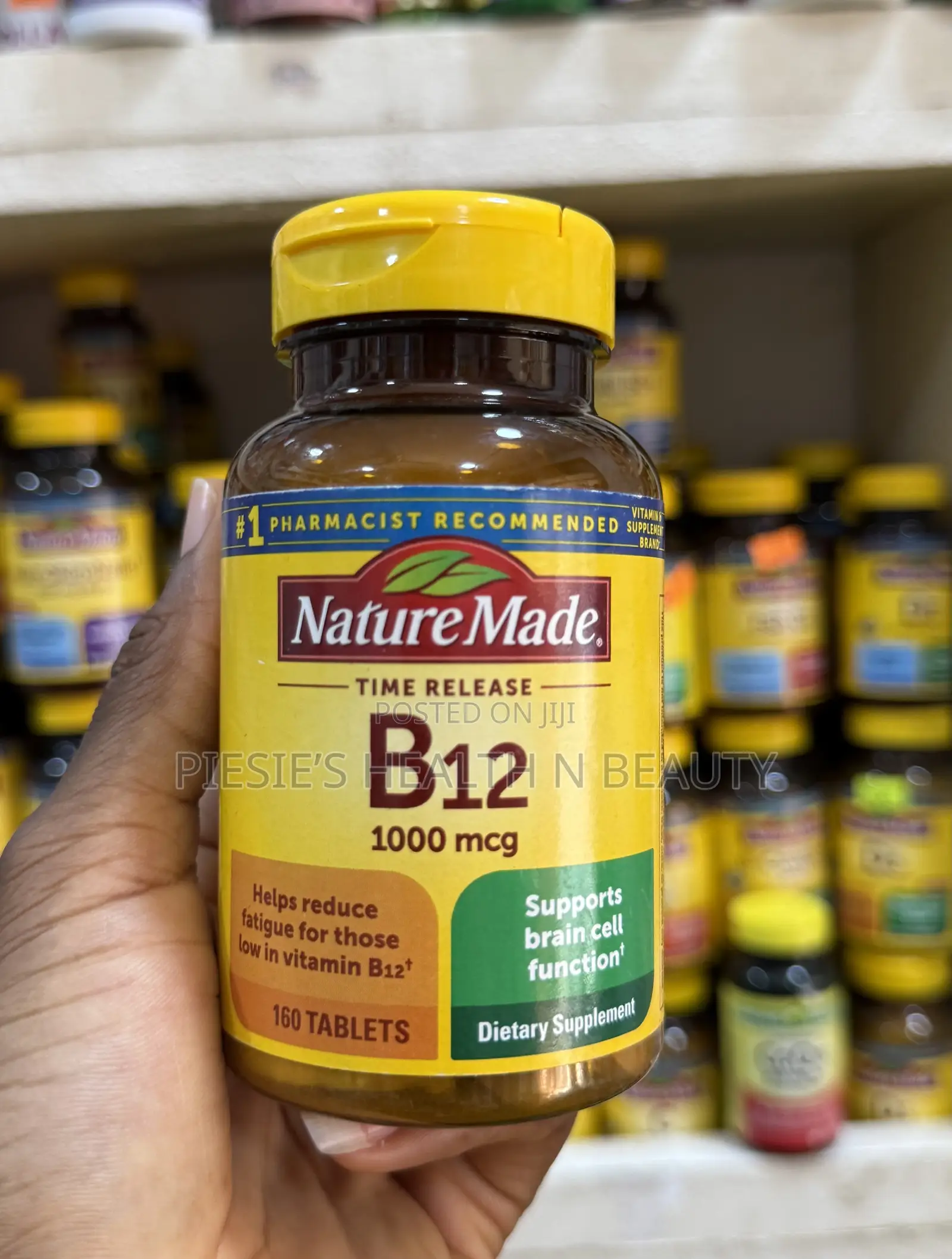 Nature Made Vitamin B12 1000 McG, 160 Tablets
