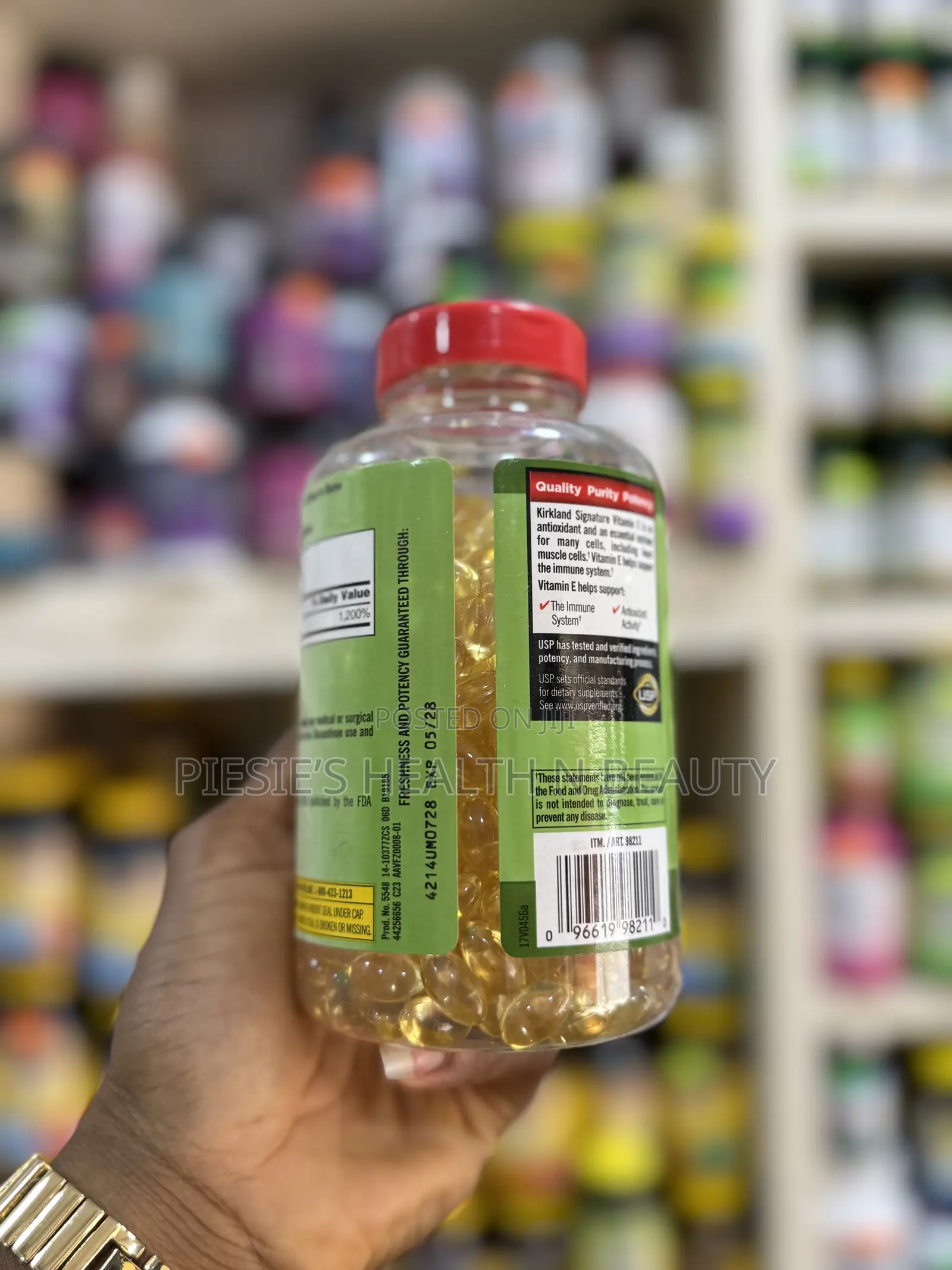 Kirkland Signature, Vitamin E 400 Iu BRDQT 500 Softgels
